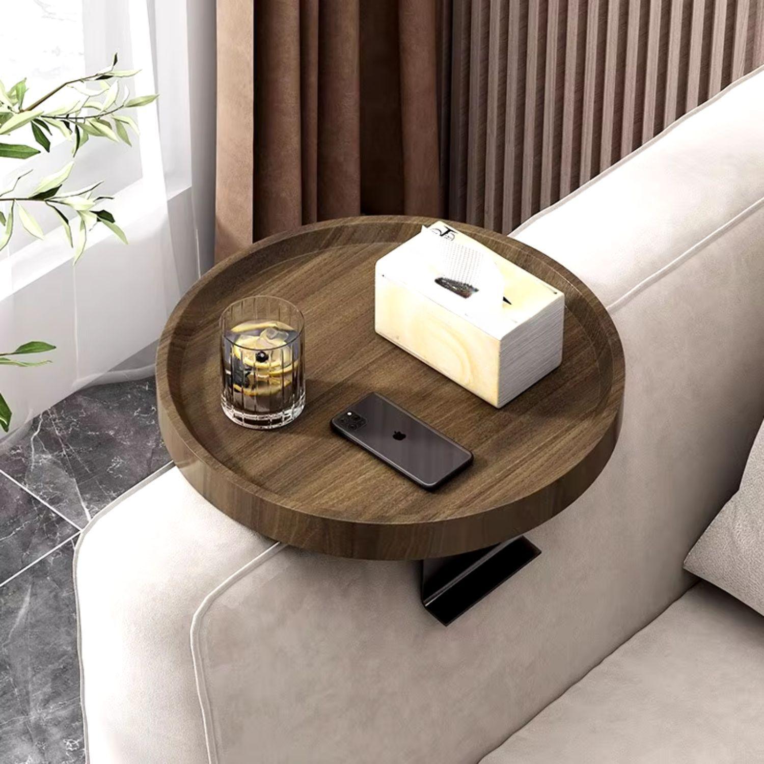 Mesa Para Sofá Café Redonda-2