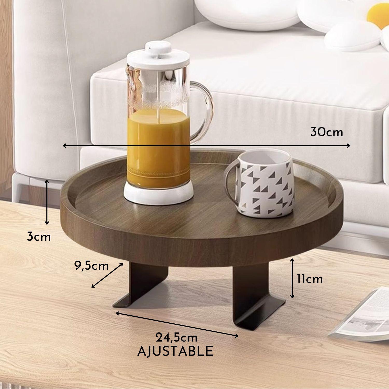 Mesa Para Sofá Café Redonda-5