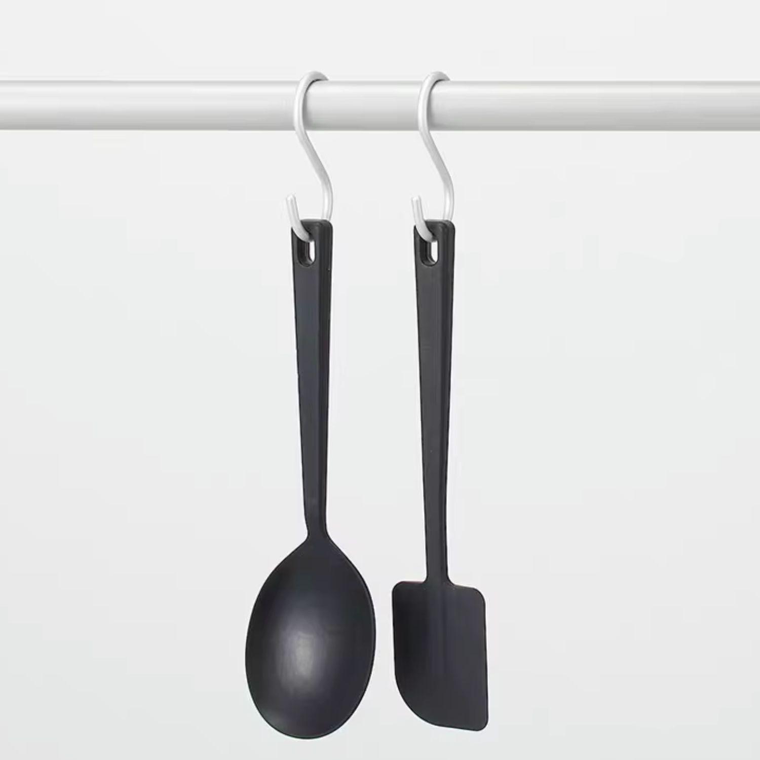 Set 10 Ganchos En Forma S Plateado 110x55mm Aluminio Plateado-7