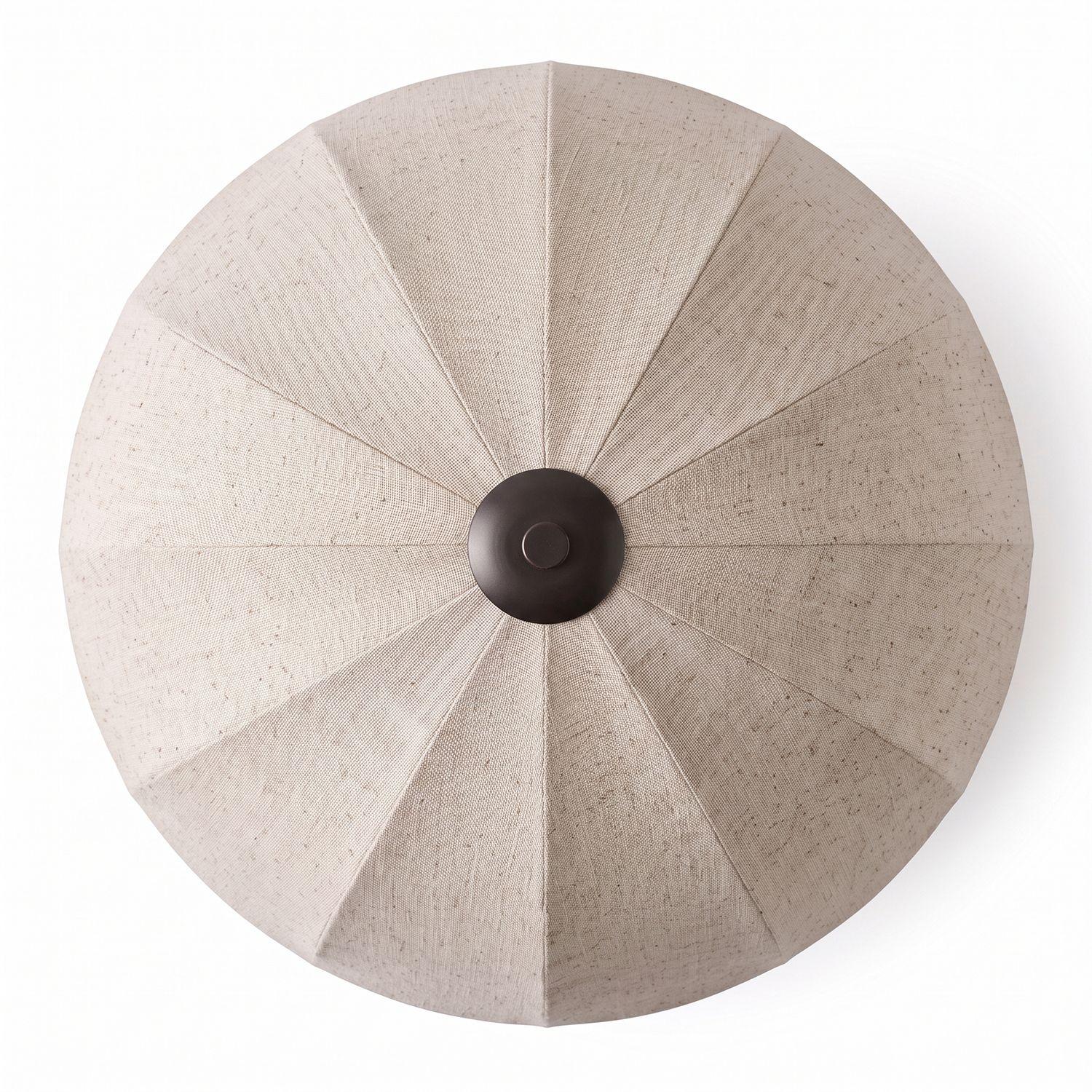 Lámpara de mesa con base de mármol y pantalla de lino-9
