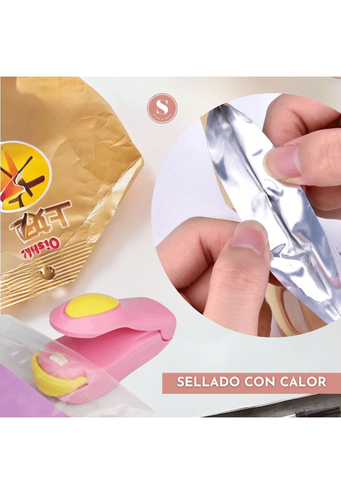 Mini Selladora de Bolsas Portátil Blanco-5