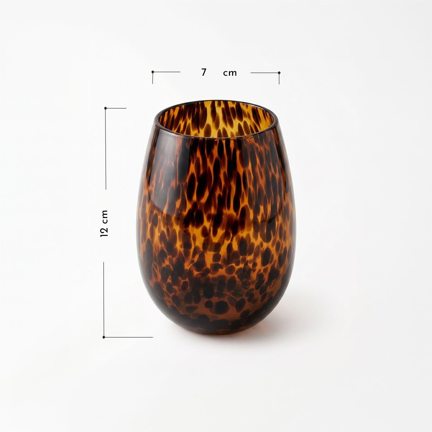 Set Decorativa de 4 Vasos de Vidrio Carey-2
