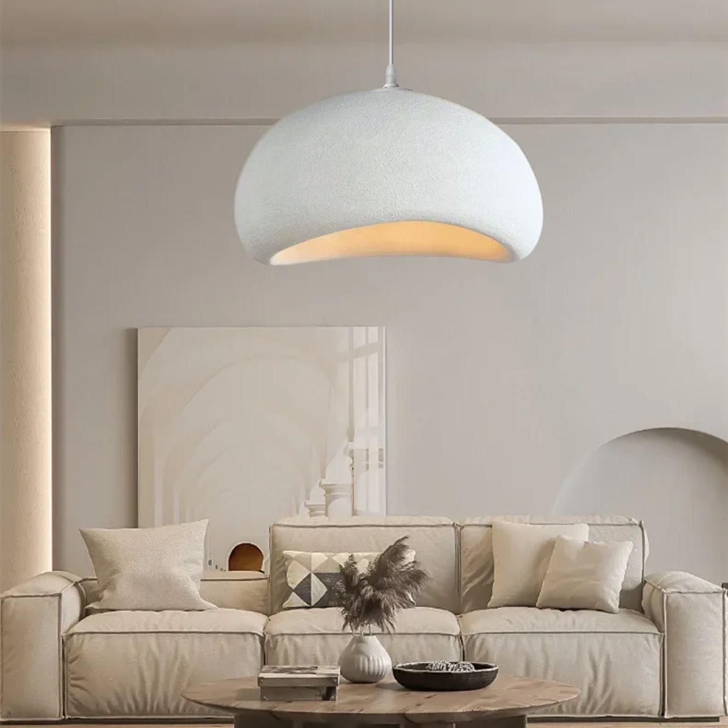 Lampara de Techo Wabi Sabi Crema 80cm-2