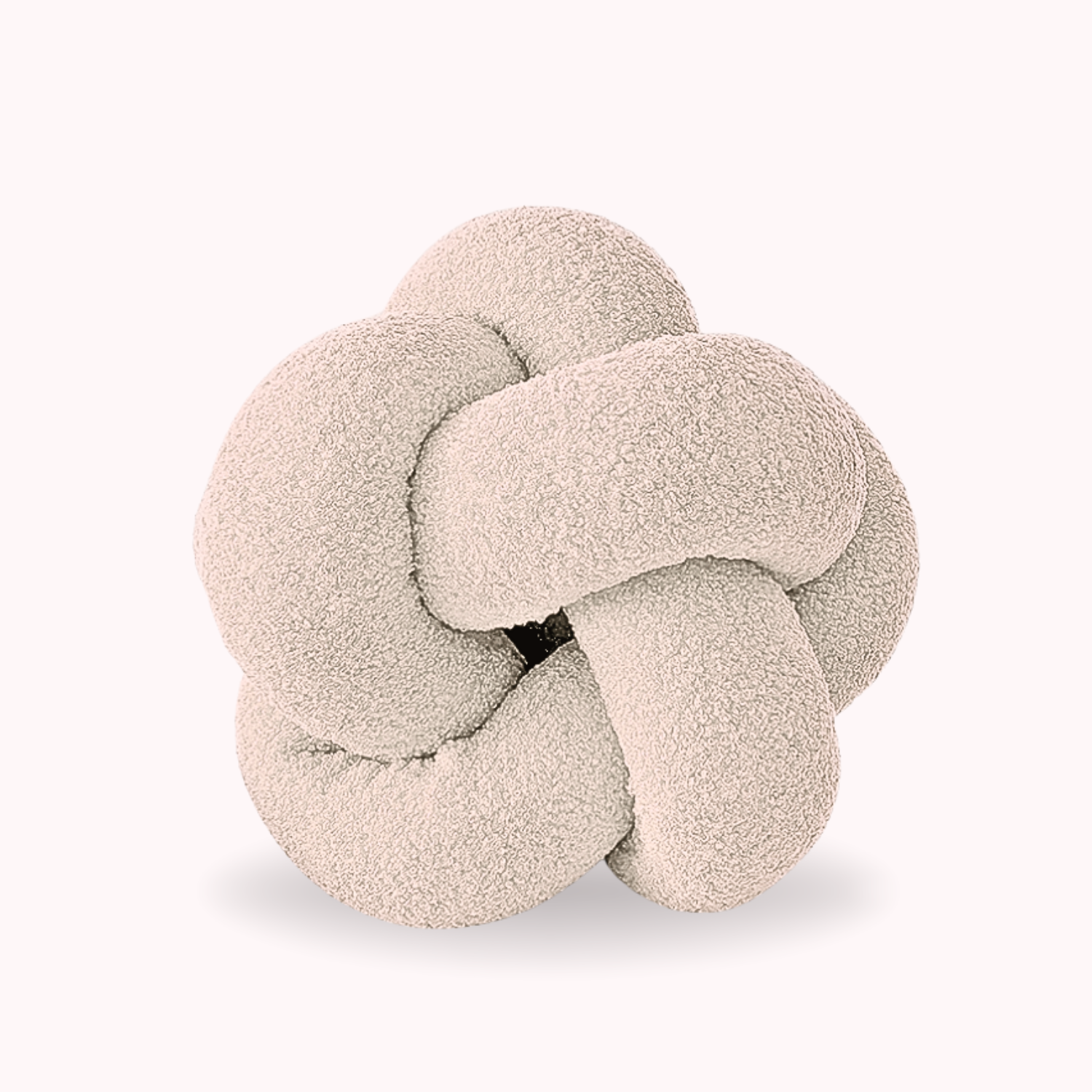 Cojin Nudo Crema Bouclé Deco-6