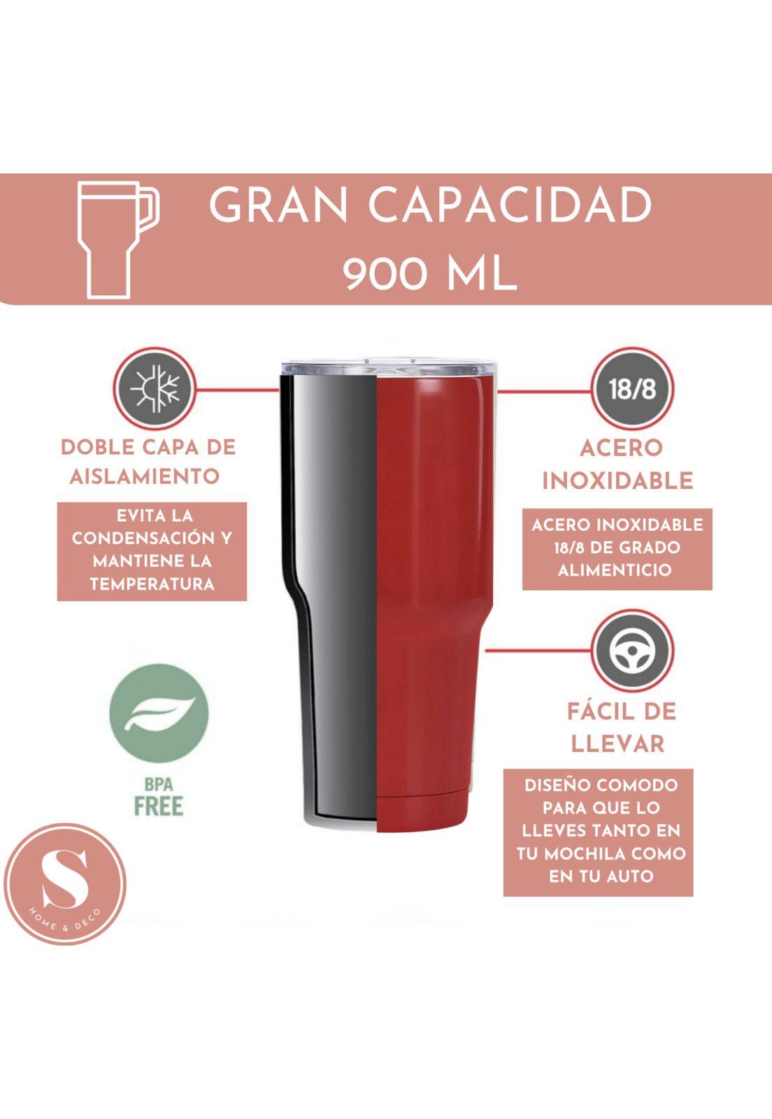 Vaso Termico Acero Inoxidable 900 ml-4