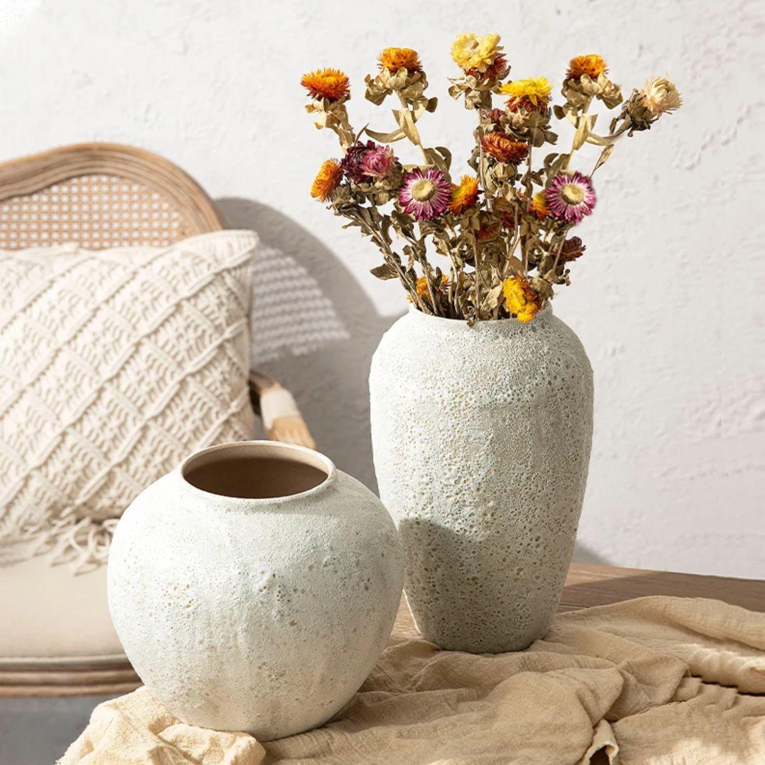 Macetero Jarron Ceramica Artesanal Pequeño-2