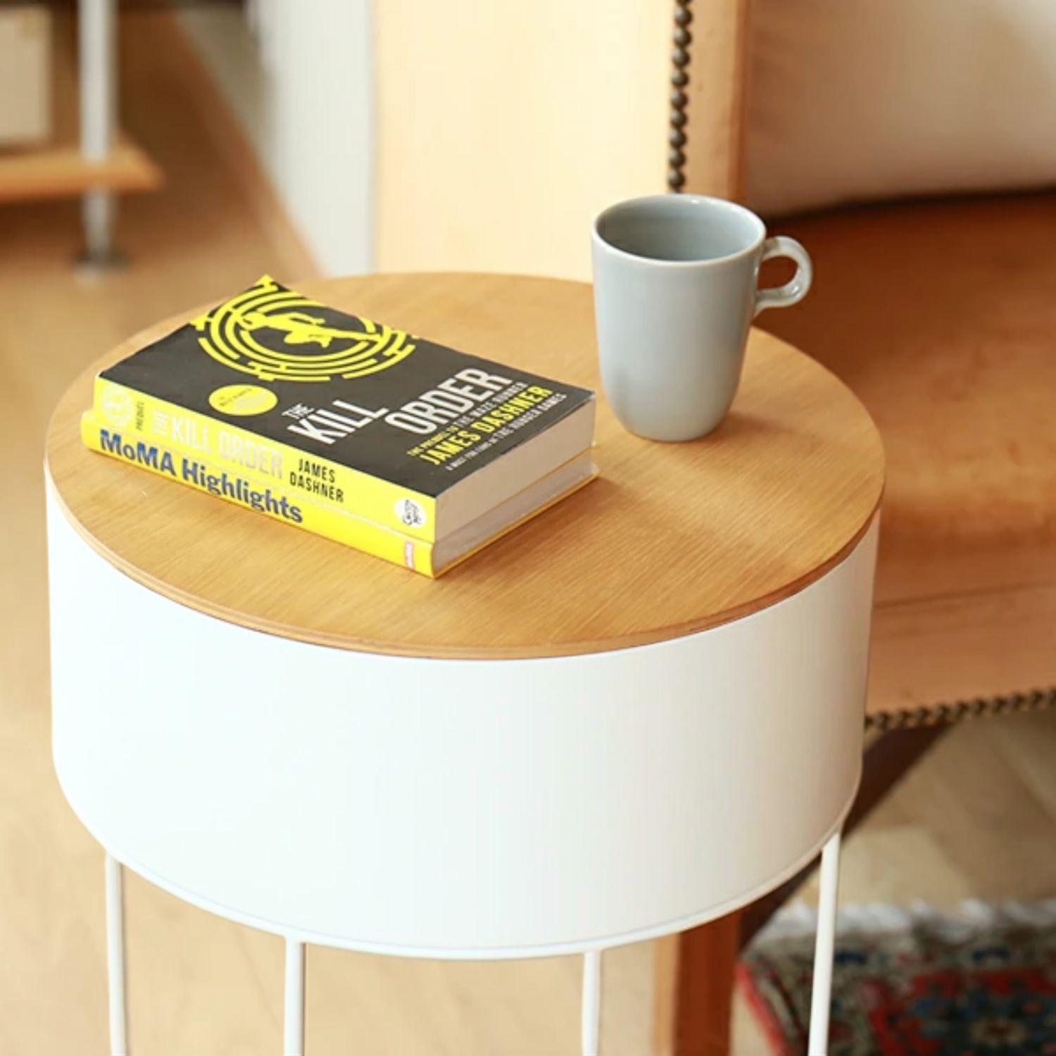 Mesa de Centro y Lateral con Almacenamiento-3