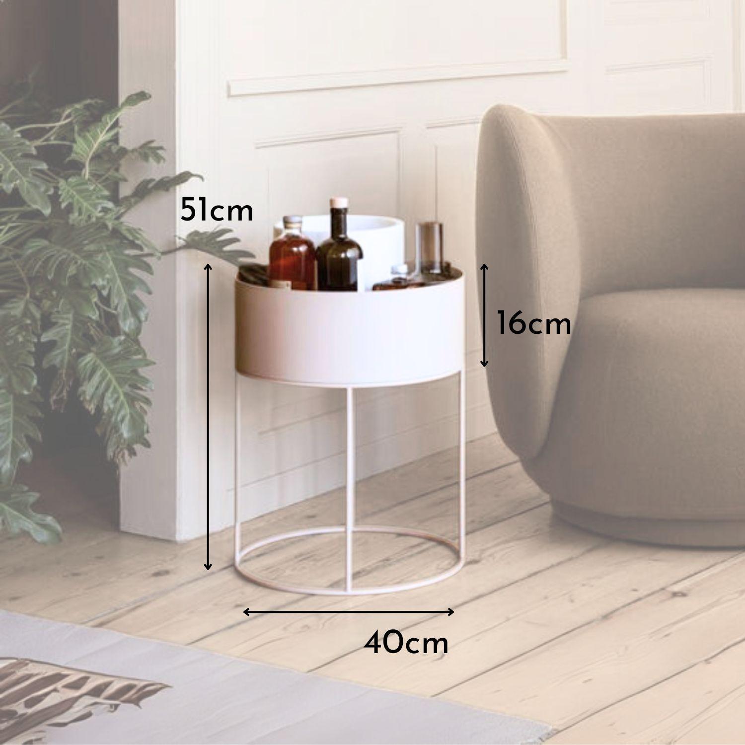 Mesa de Centro y Lateral con Almacenamiento-5