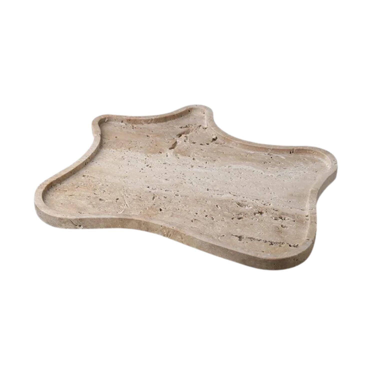 Bandeja De Piedra Tabla Irregular Rústico Natural Decorativa-7