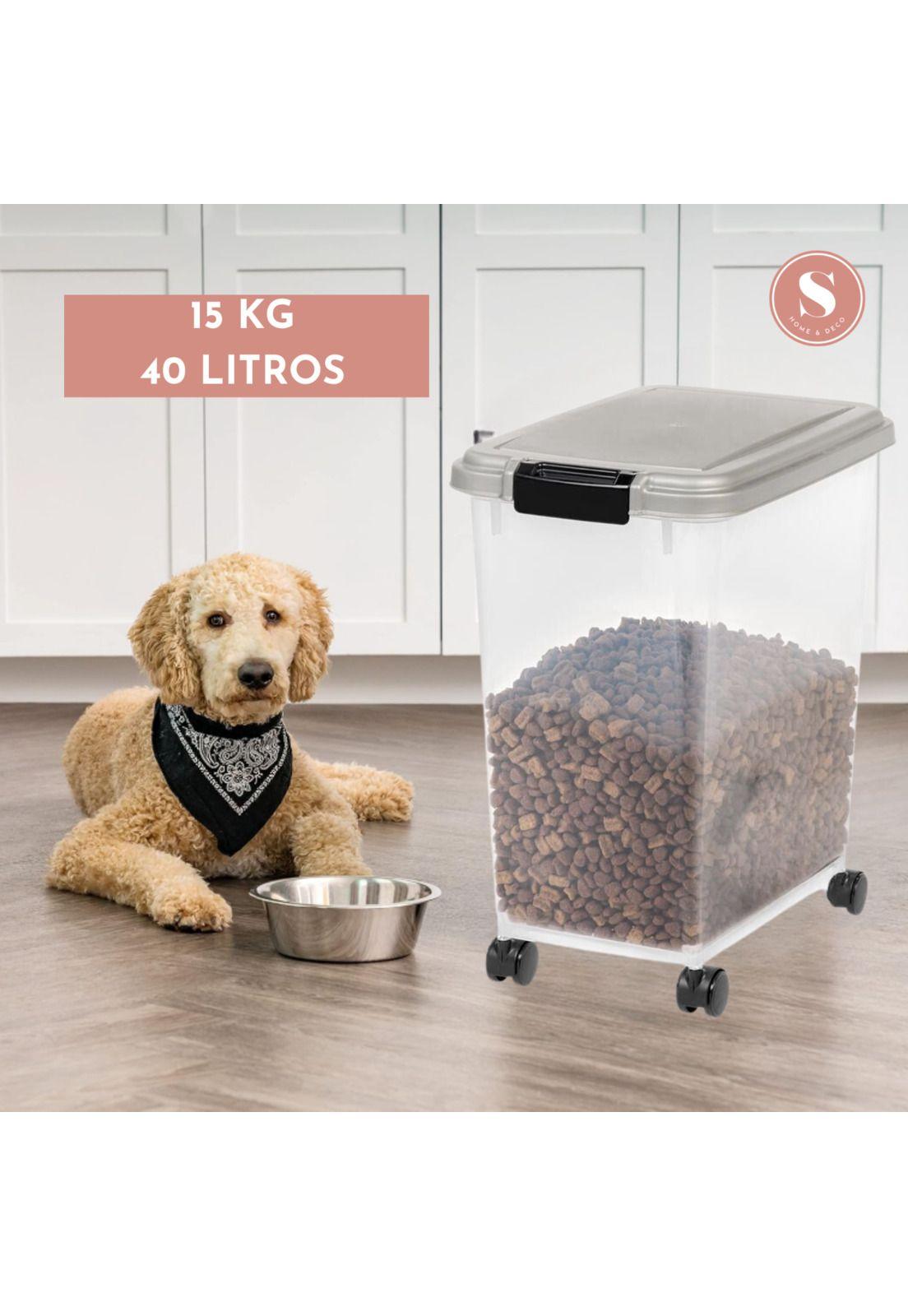 Contenedor Hermético Con Ruedas Para Alimentos 15 kg-2