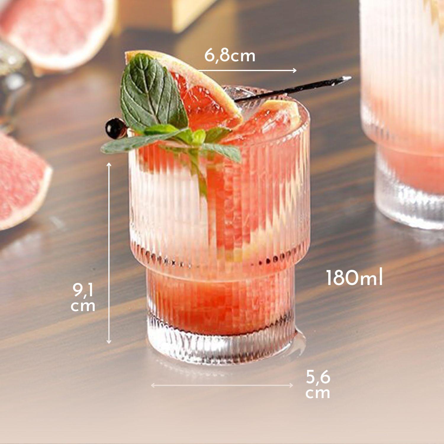 Set de 4 Vasos Highball Para Coctelería 180ml-7