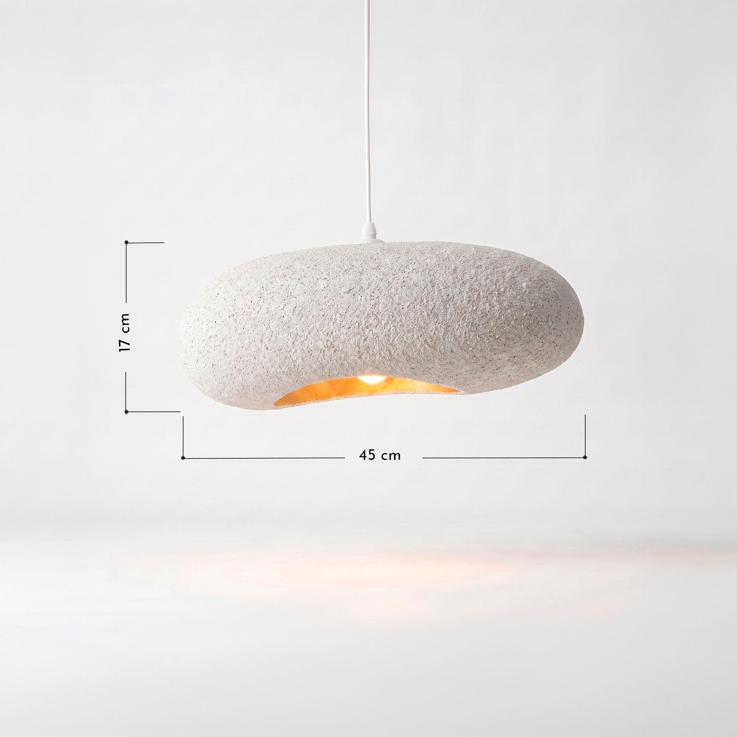 Lámpara de Techo Wabi Sabi Blanco Moteado 45 cm-2