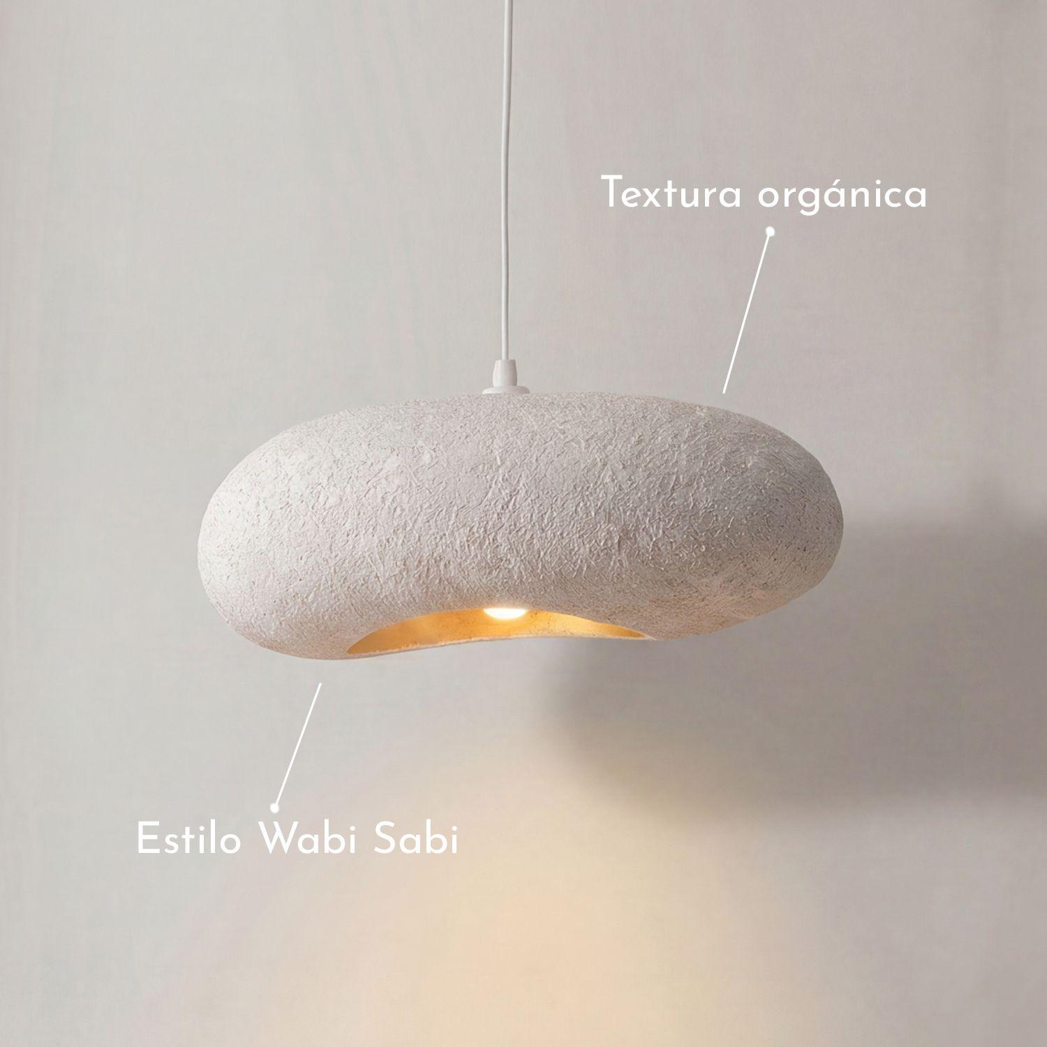 Lámpara de Techo Wabi Sabi Blanco Moteado 45 cm-3