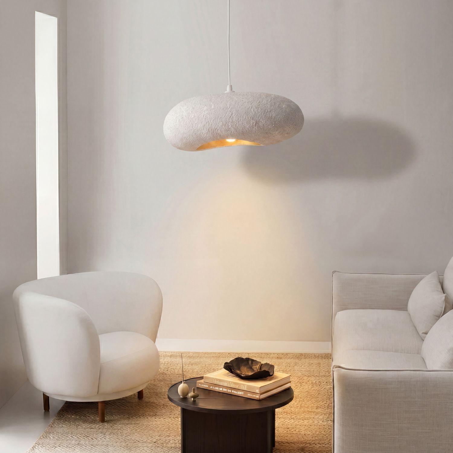 Lámpara de Techo Wabi Sabi Blanco Moteado 45 cm-8