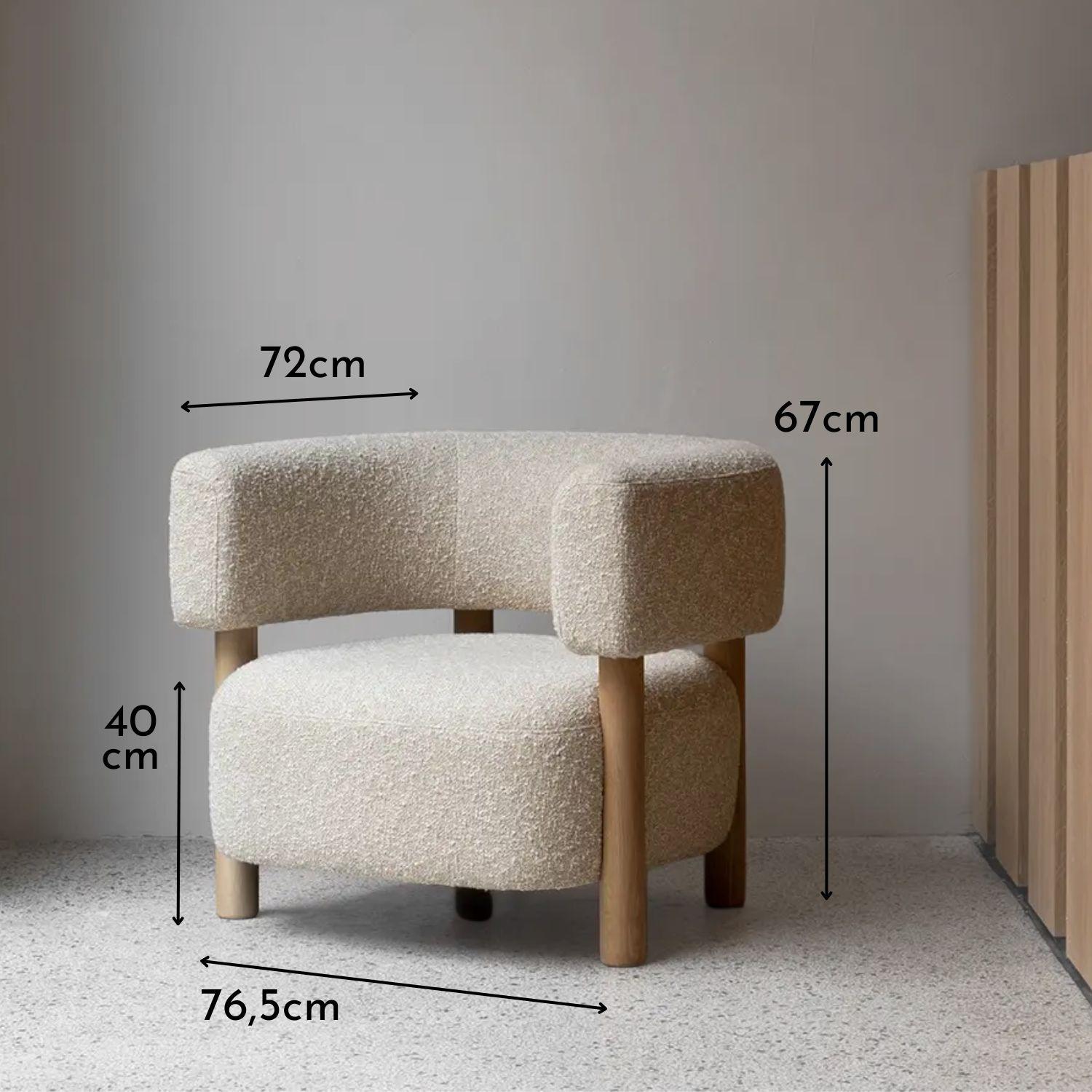 Sofa Poltrona Nordic Oslo Boucle-9