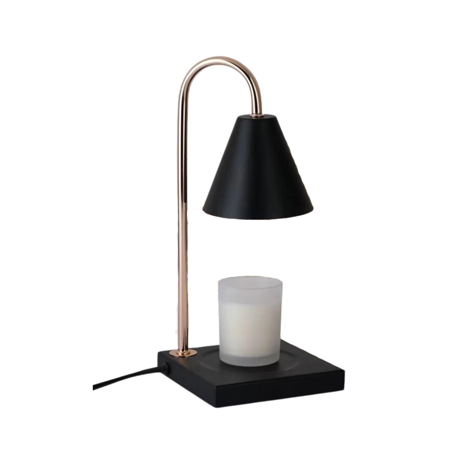 Lámpara Calentadora de Velas Aromaticas Negra-7