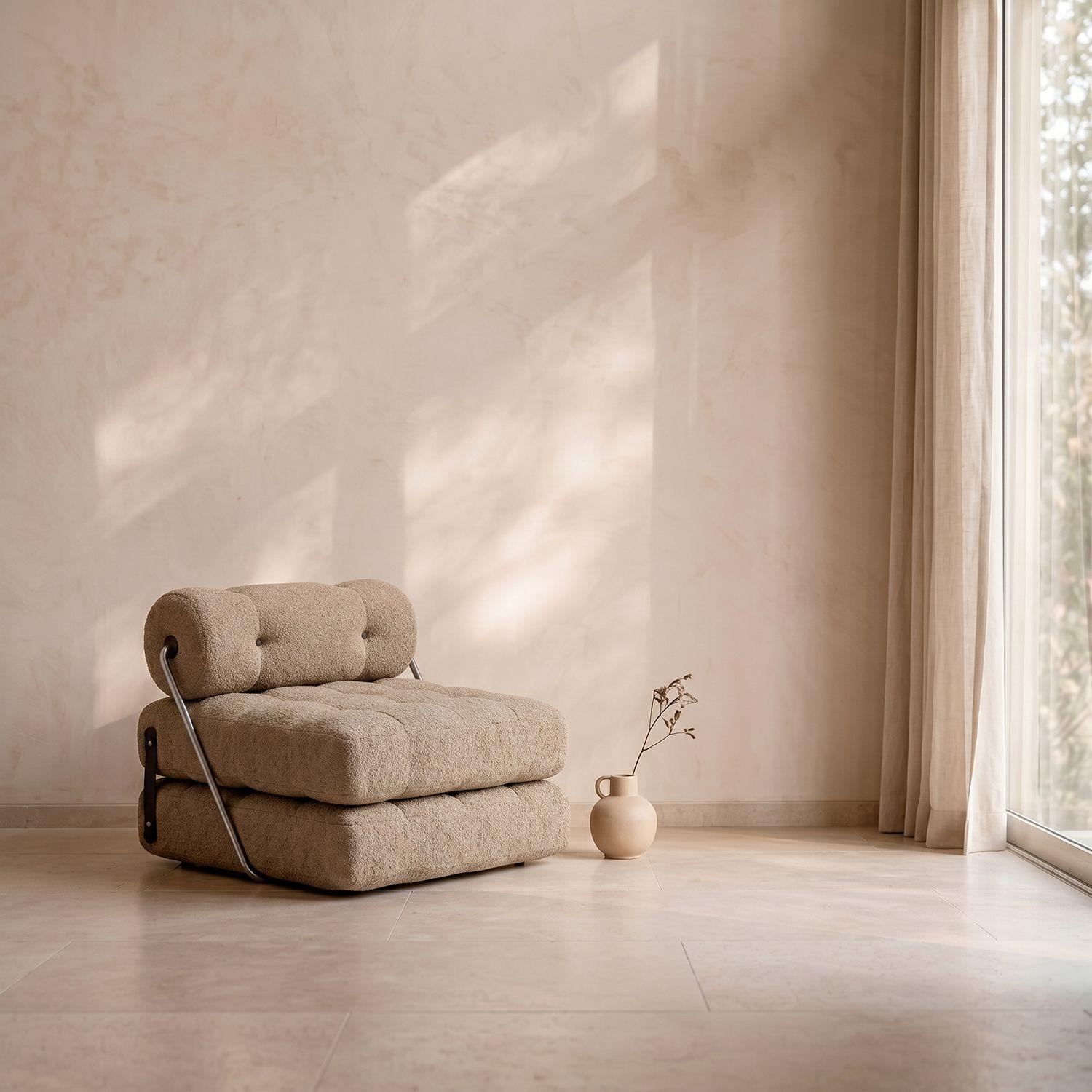 Sofá Cama Plegable en Bouclé Arena-5