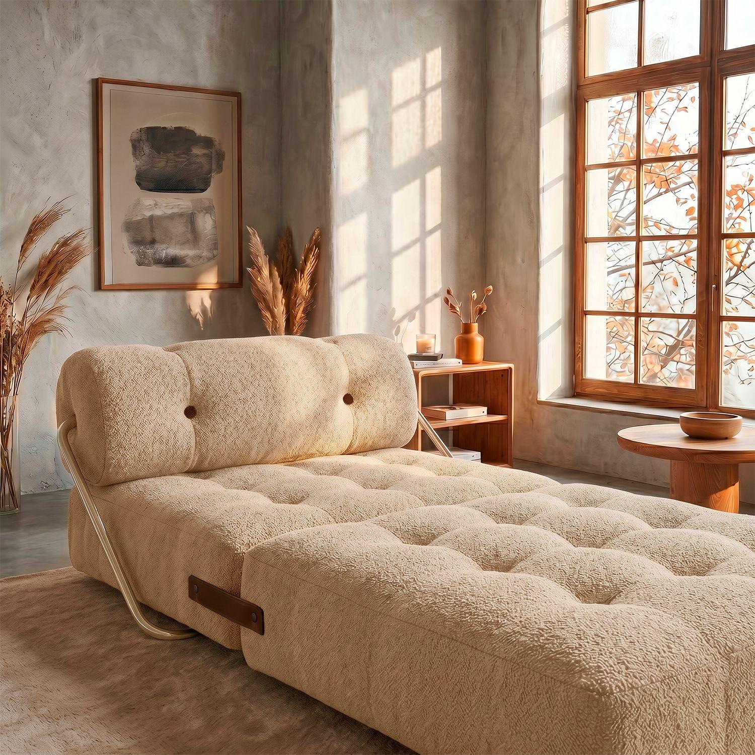 Sofá Cama Plegable en Bouclé Arena-5