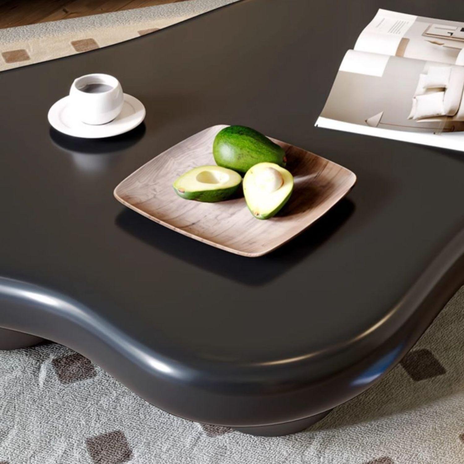 Mesa de Centro Irregular Negro Sphere-6