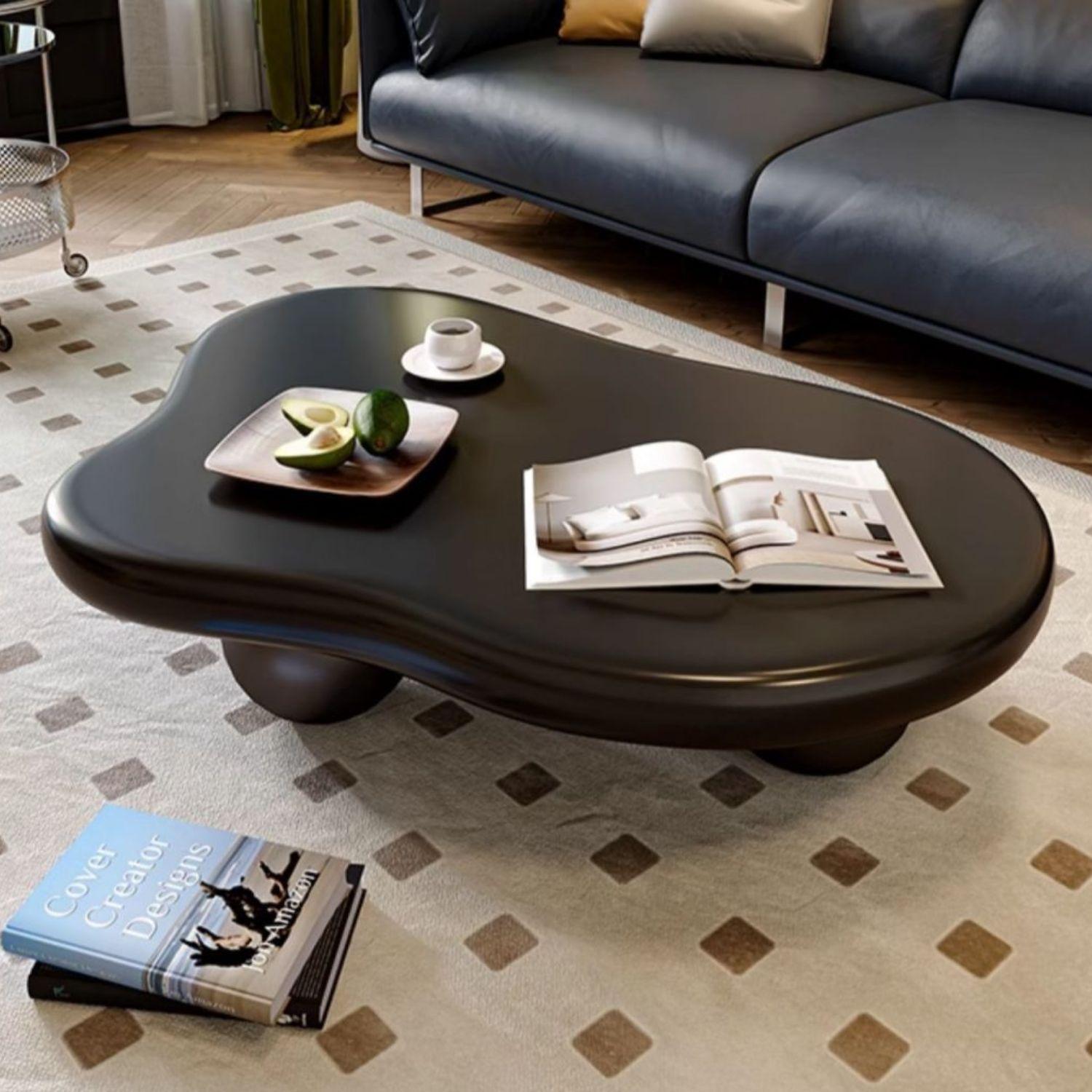 Mesa de Centro Irregular Negro Sphere-7