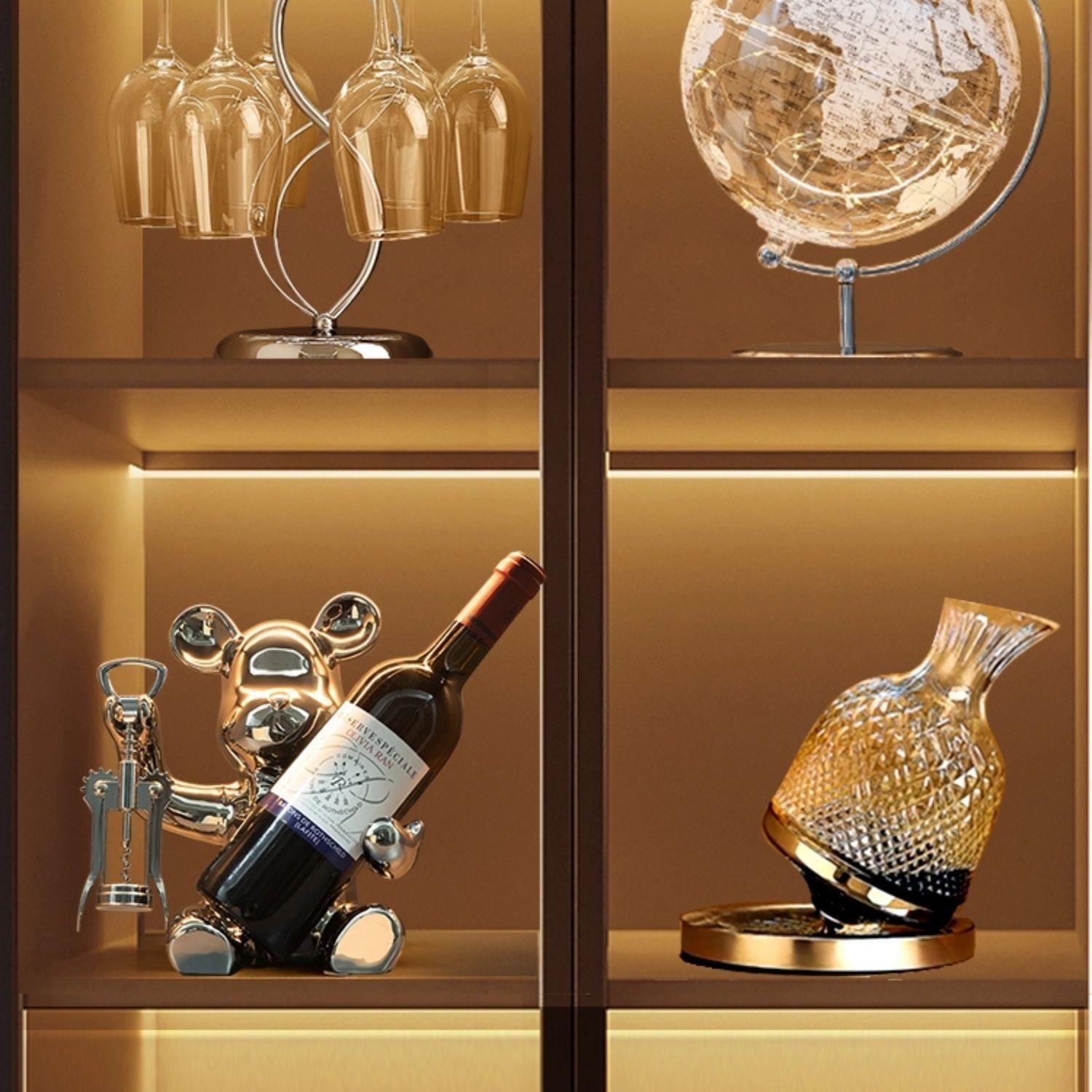 Soporte para Botellas y Destapador Osito-6