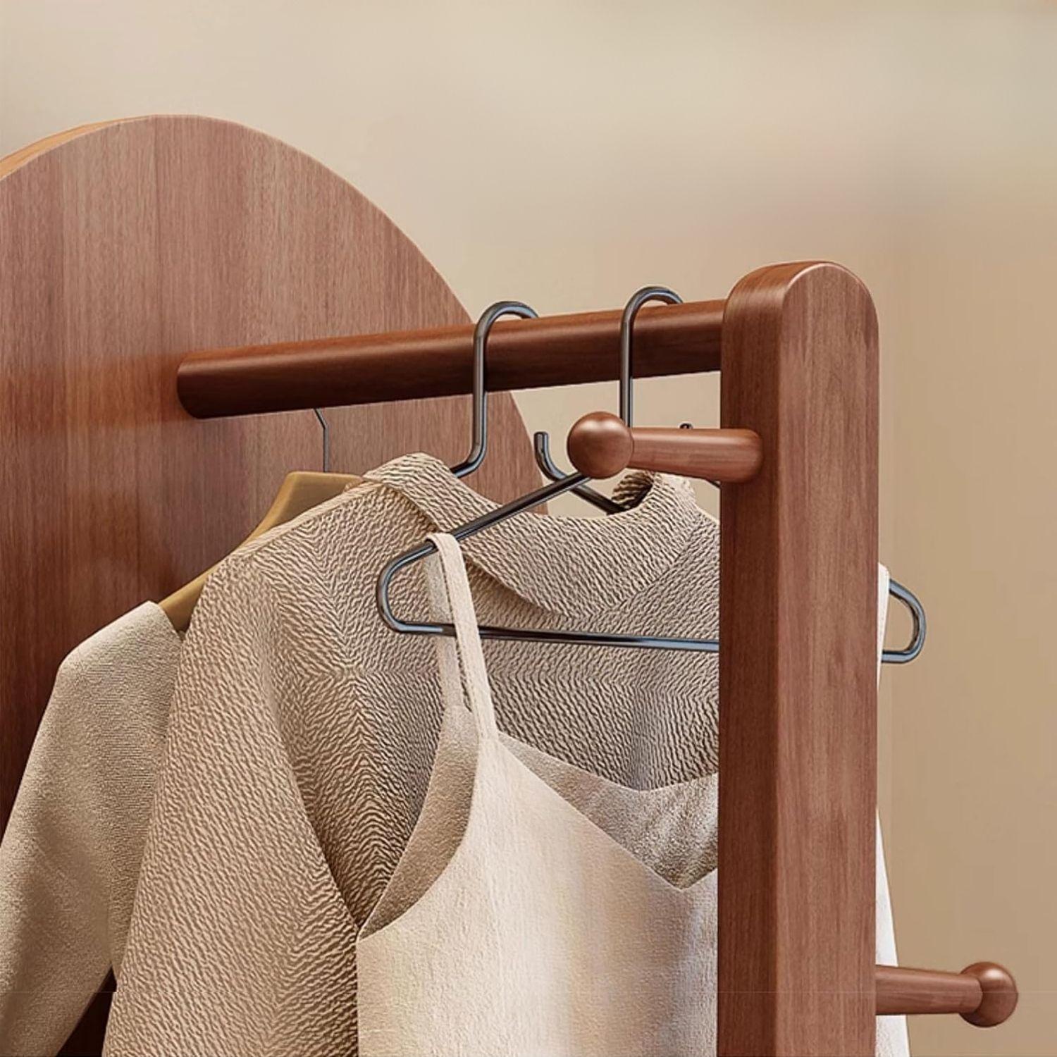 Espejo Giratorio Tipo Armario Con Perchero Y Barra Colgador-5