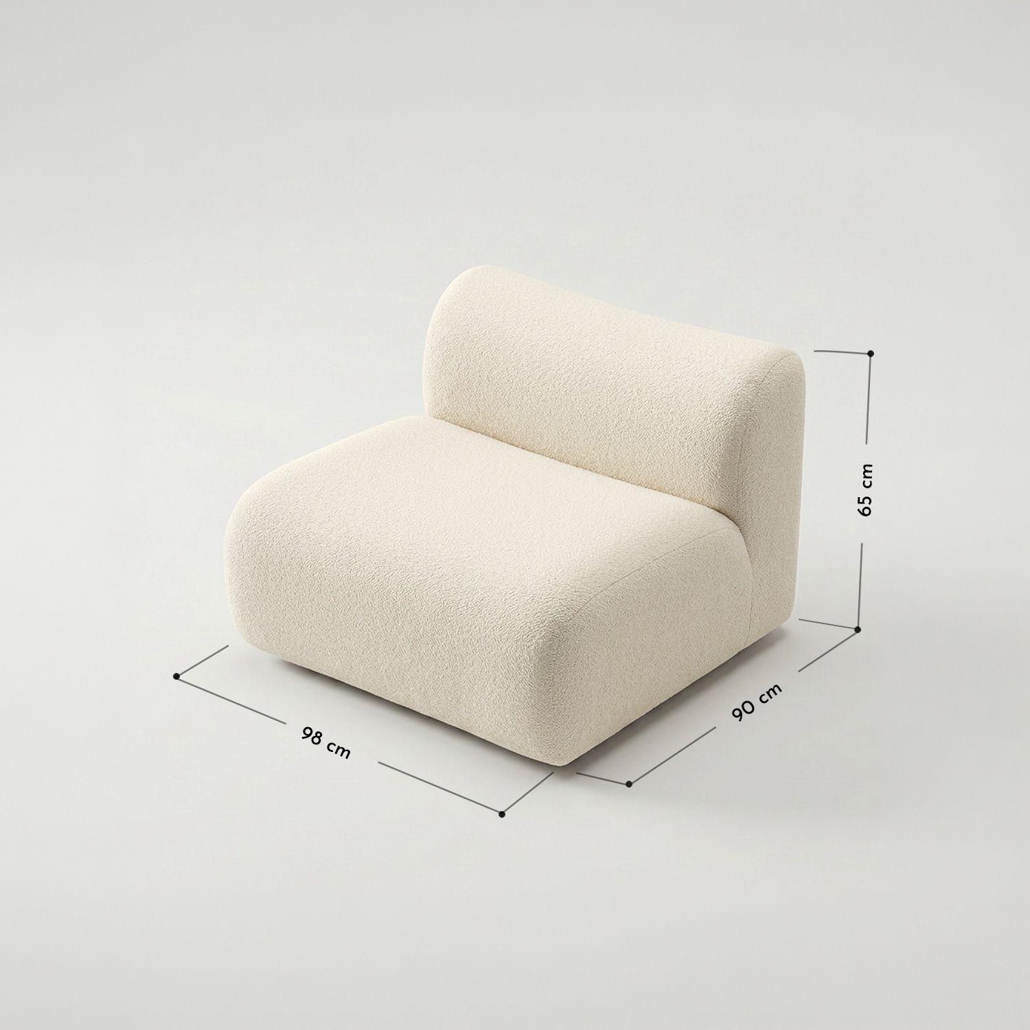 Sillón Individual Modular Dune-2