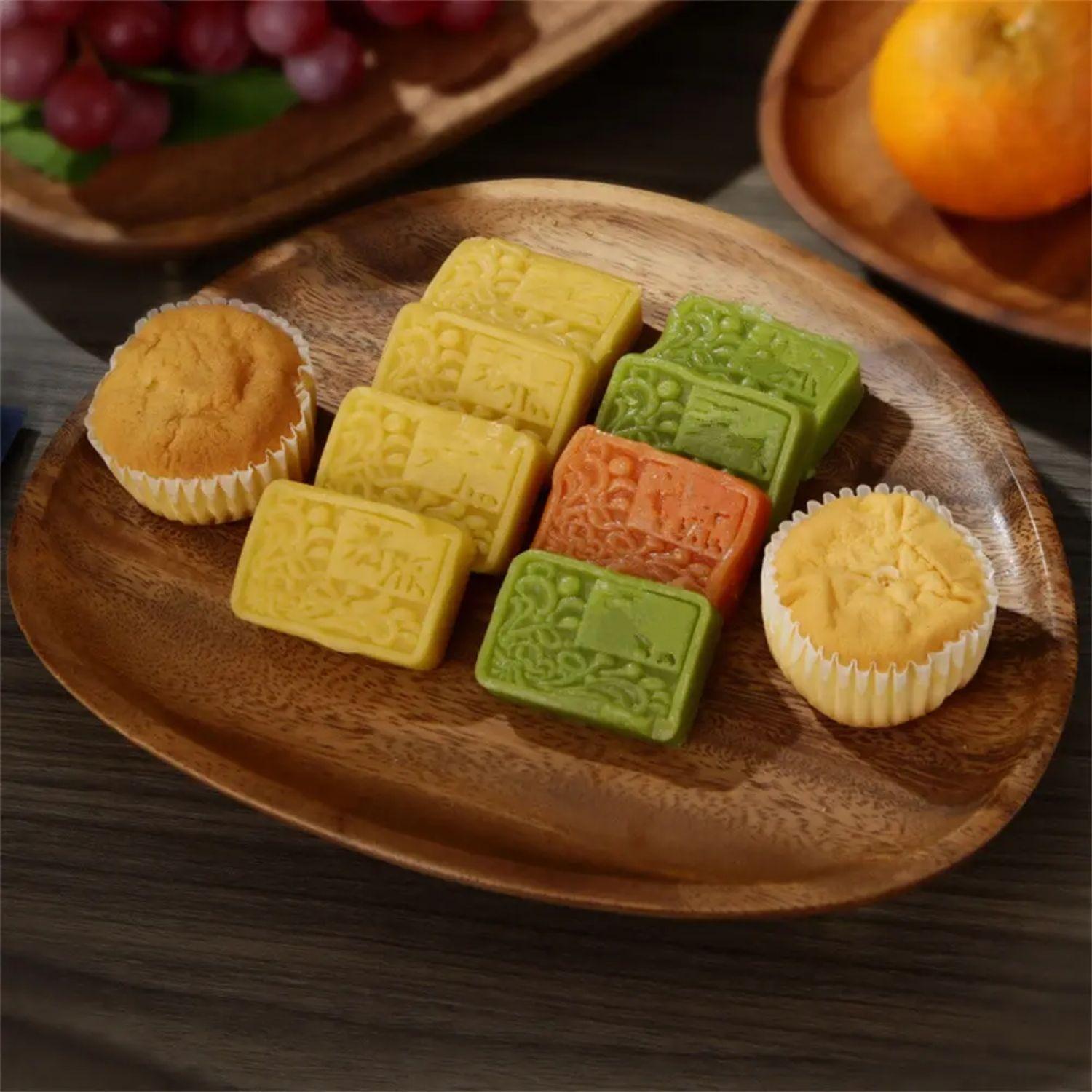 Bandeja de Madera Acacia Estilo Rústico con Patas-5