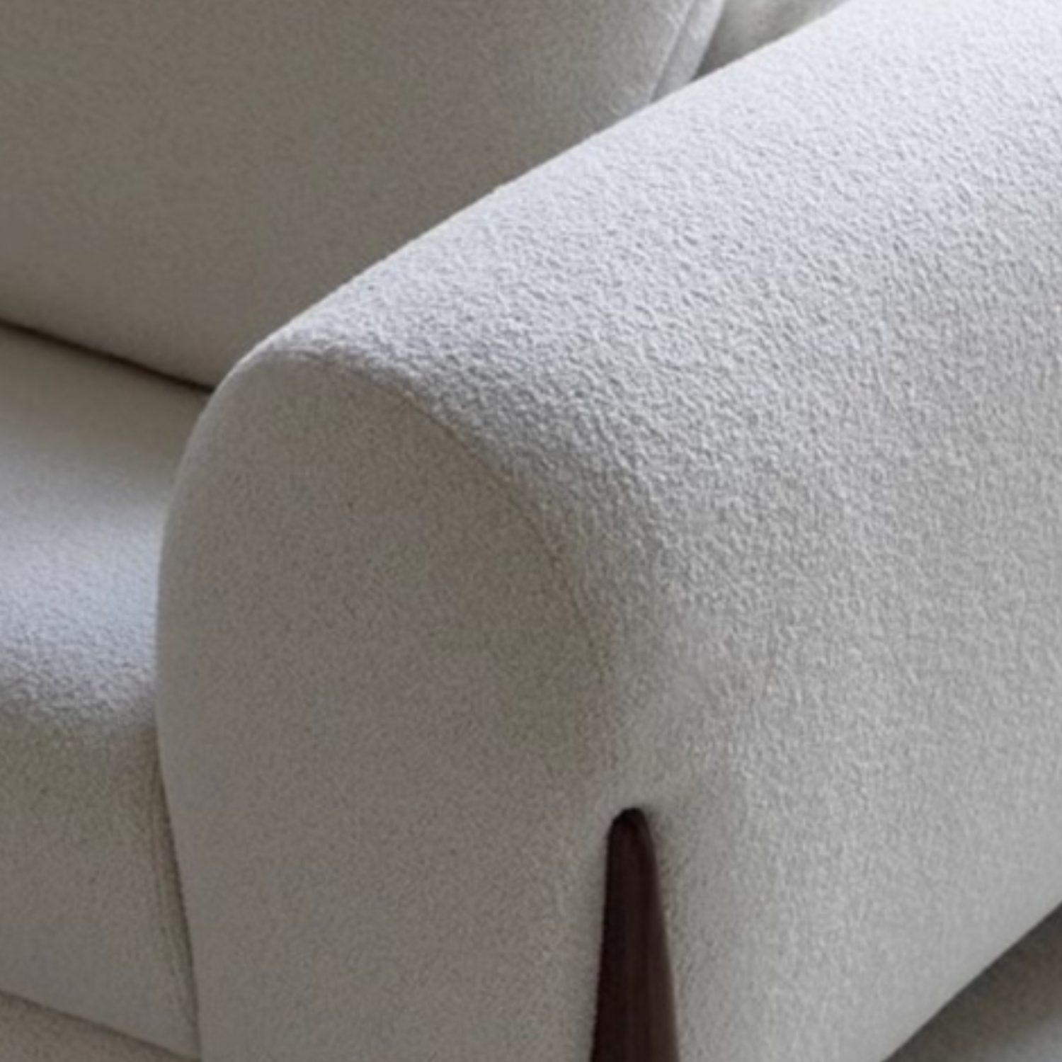 Sofá Poltrona Diseño Wabi Sabi Blanco-4