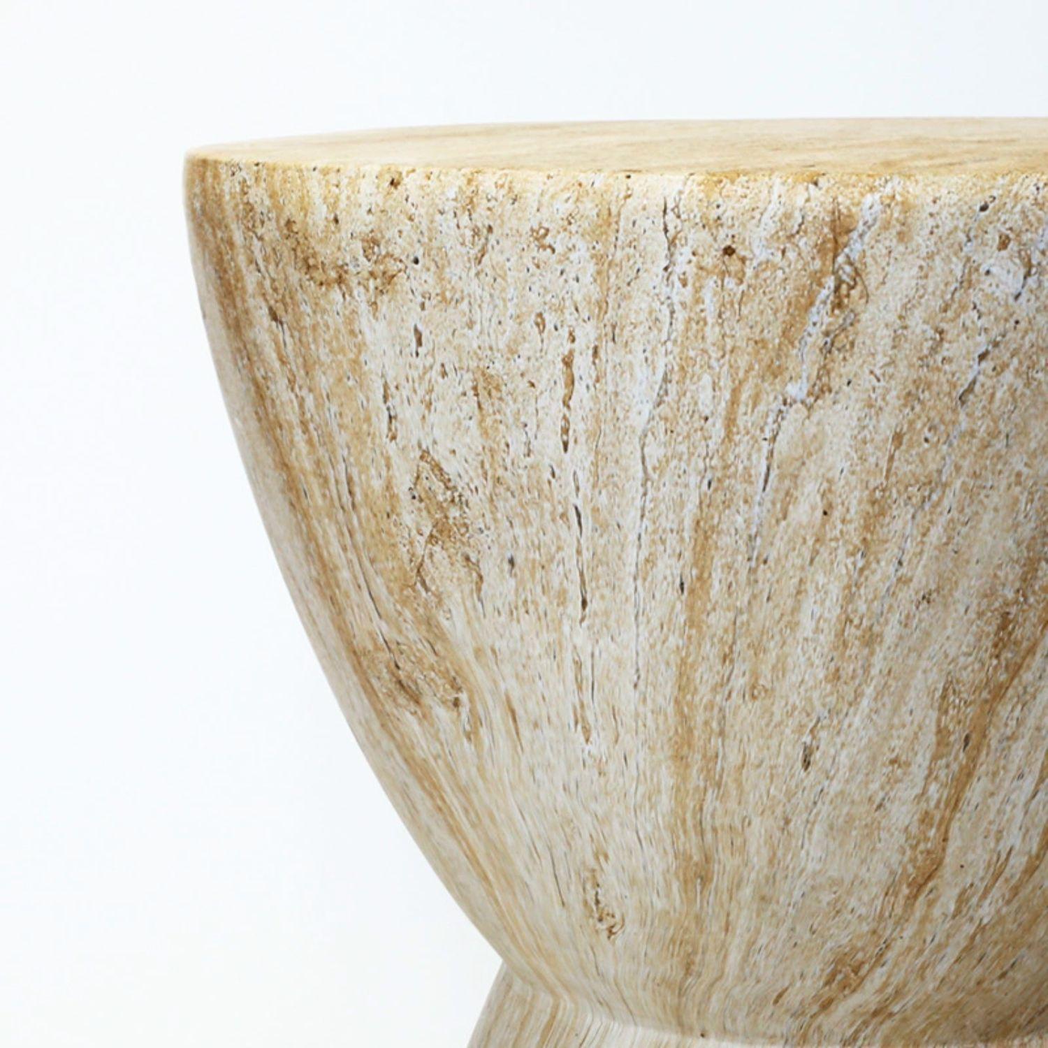 Mesa Lateral Estilo Piedra Cáliz-6