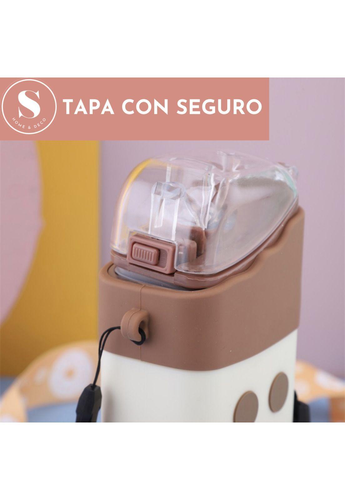 Botella De Agua Antiderrame Paleta Helado 380 ml oscuro-2