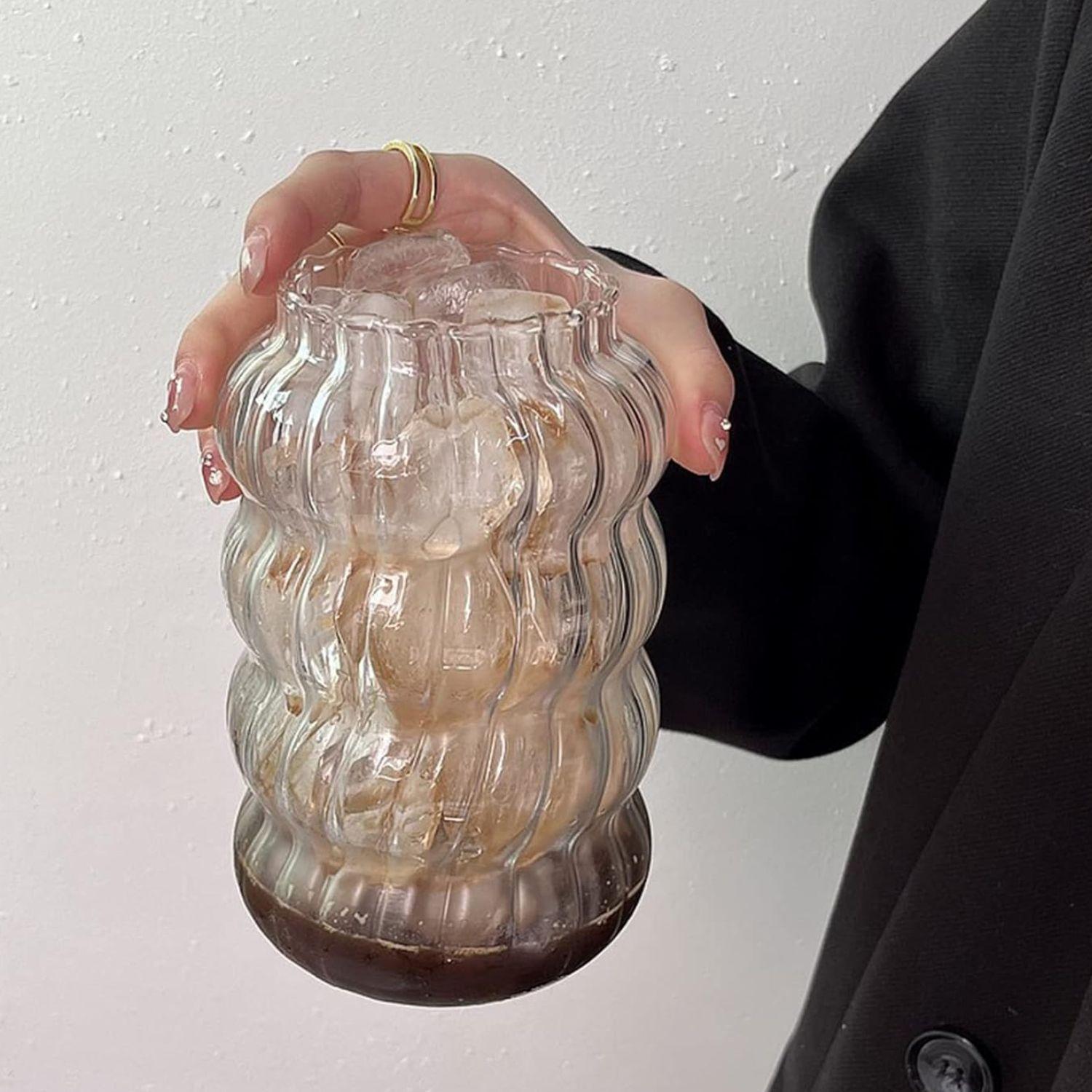 Set 2 Vasos Relieve con Bombilla 800ml-7