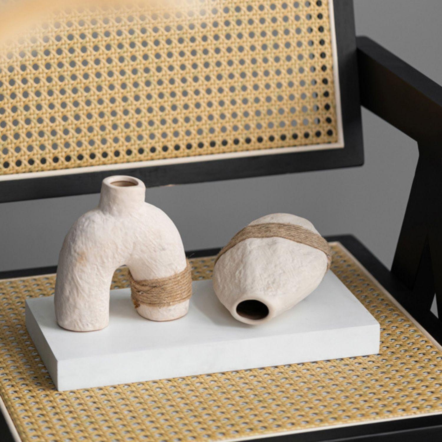 Set 3 Floreros Cerámica Eco Terra-2