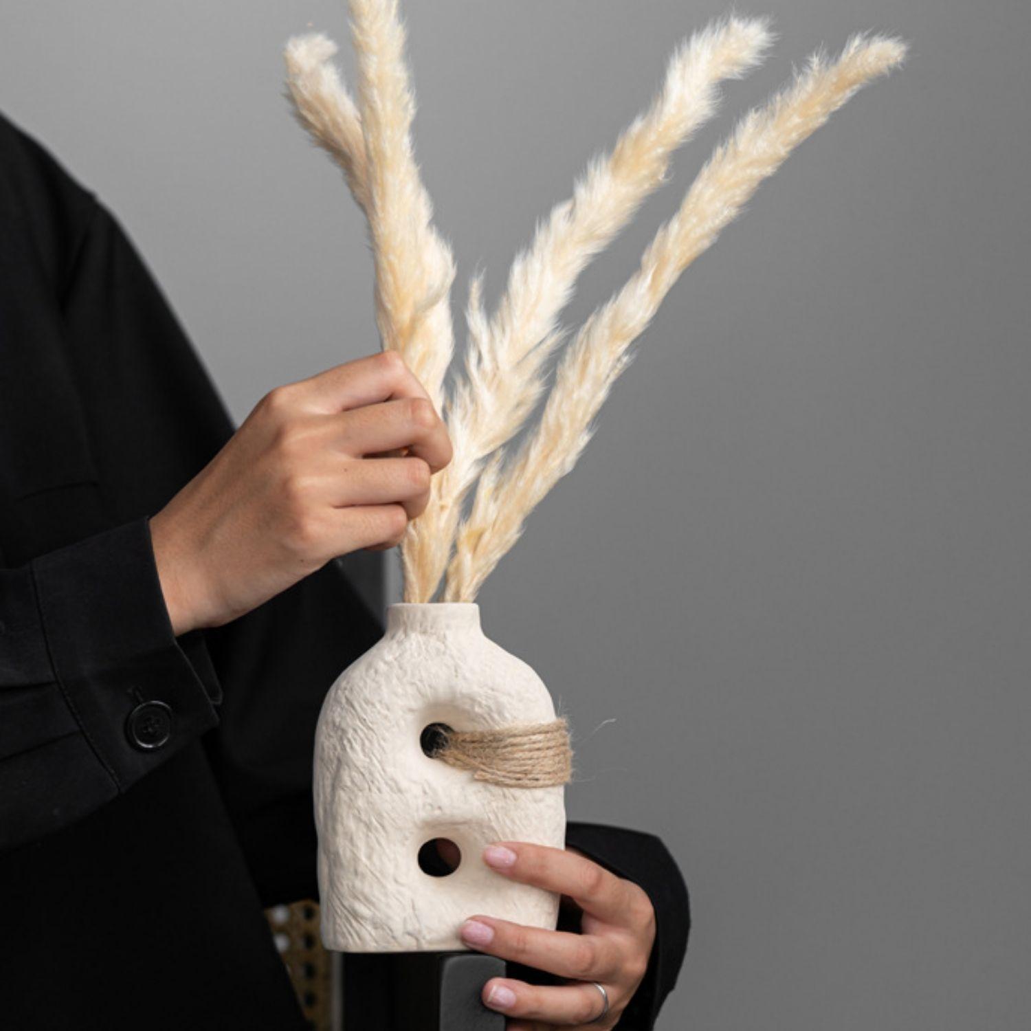 Set 3 Floreros Cerámica Eco Terra-5