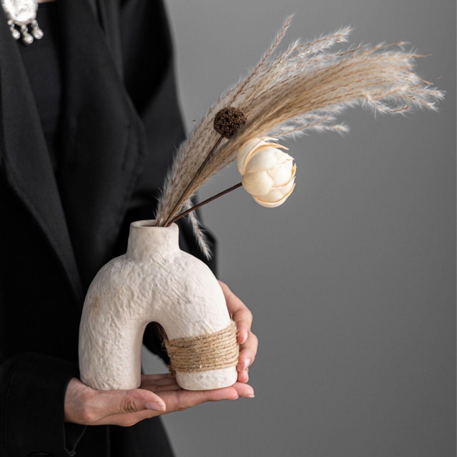 Set 3 Floreros Cerámica Eco Terra-3