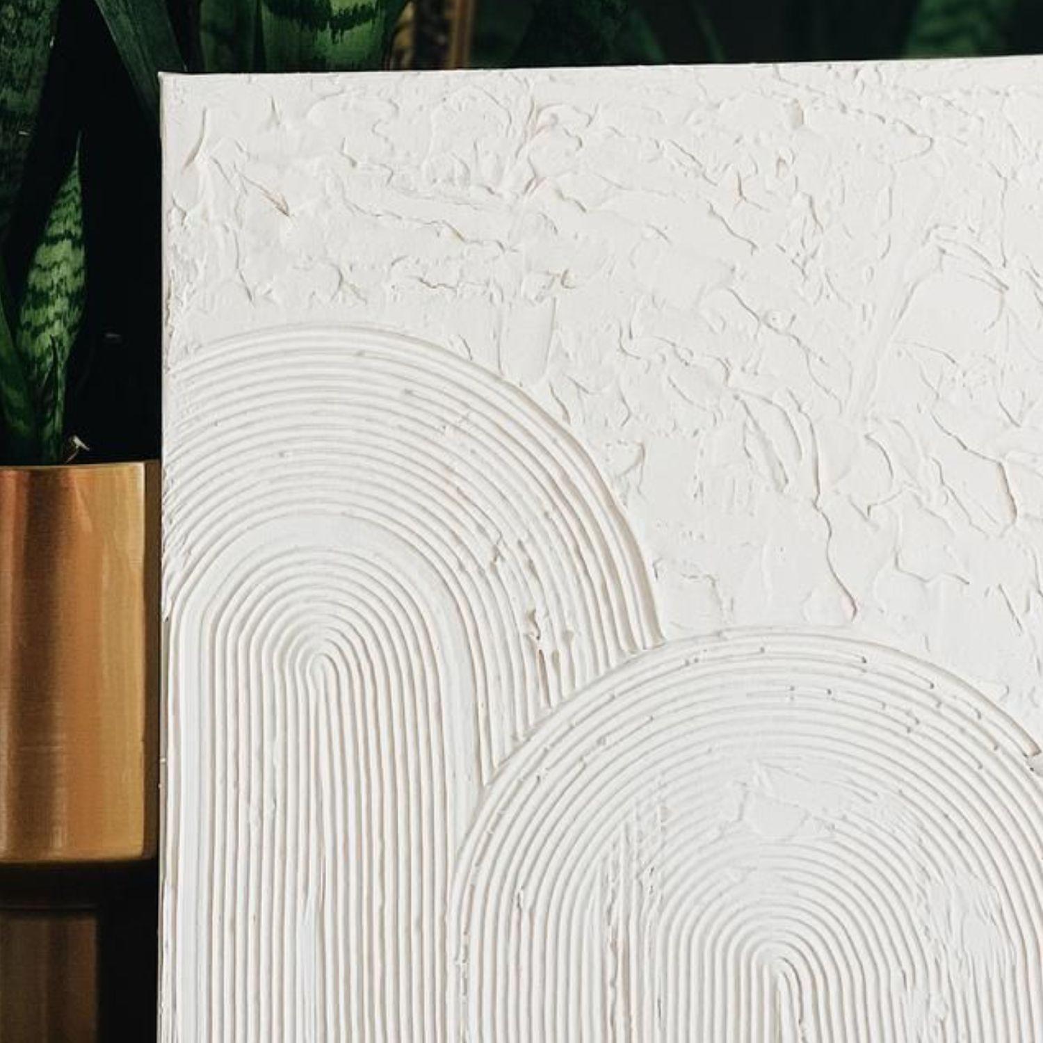 Cuadro Textura Acrílico Arte Minimalista 70x50cm-2