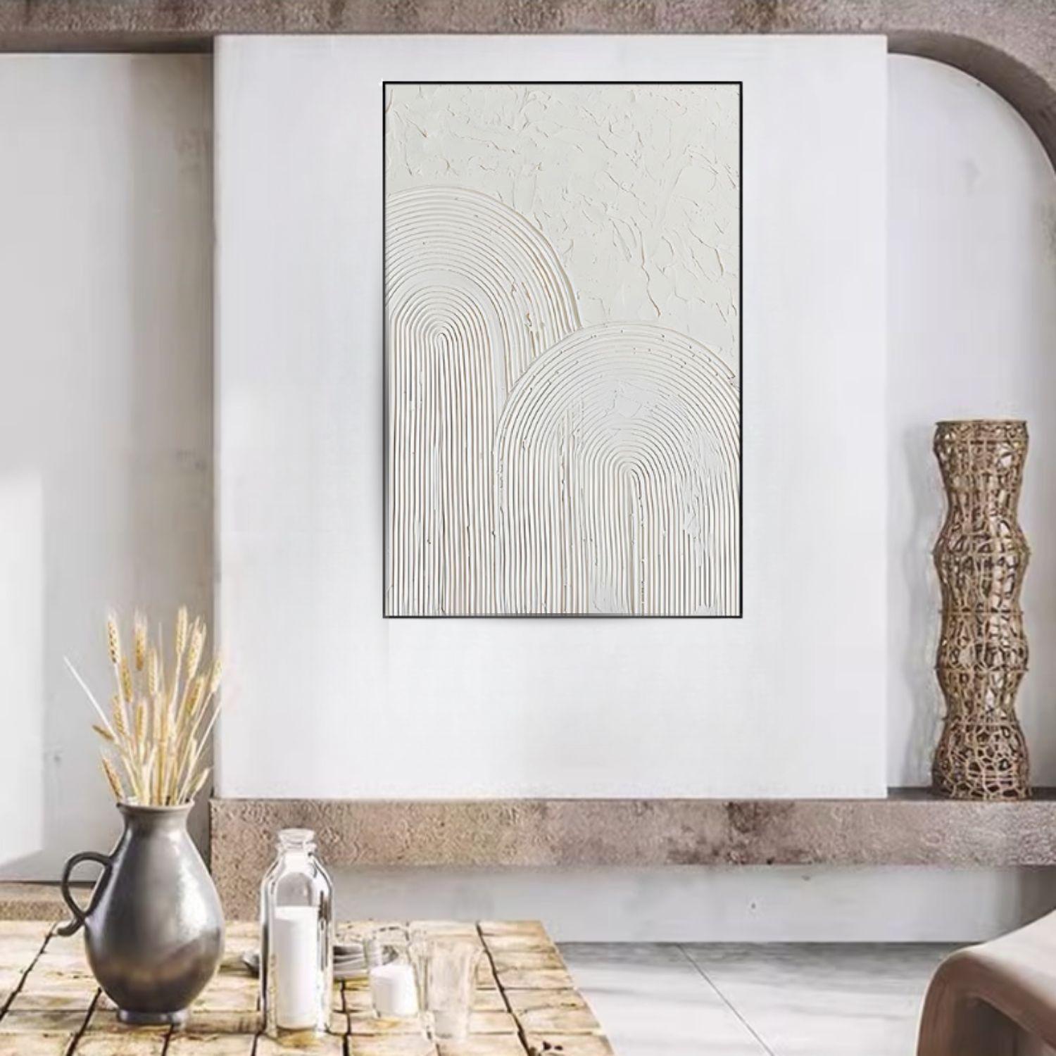 Cuadro Textura Acrílico Arte Minimalista 70x50cm-2