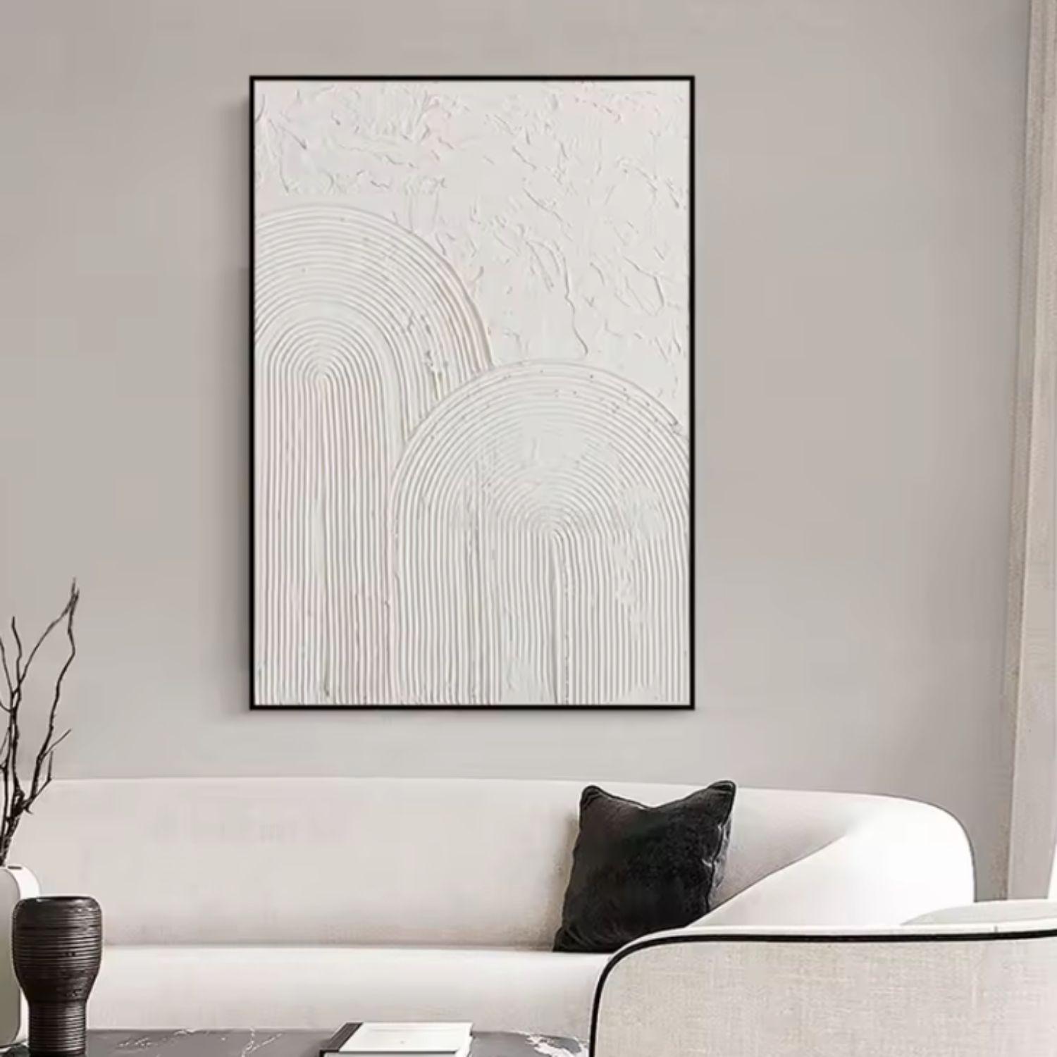 Cuadro Textura Acrílico Arte Minimalista 70x50cm-4