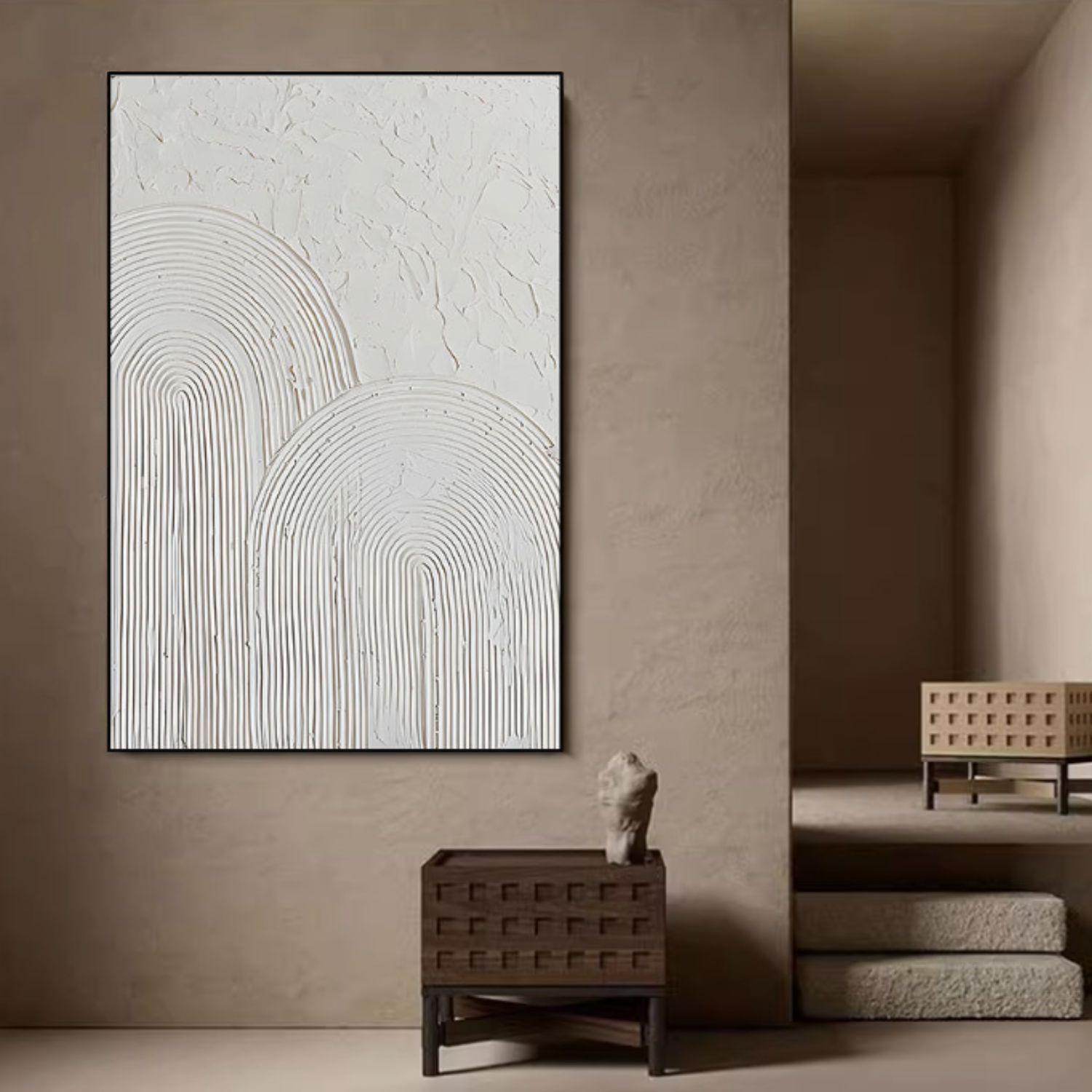 Cuadro Textura Acrílico Arte Minimalista 70x50cm-7