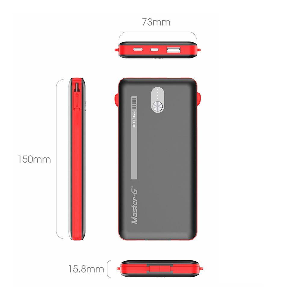 Batería Externa Master-G 10000 Mah Doble Carga Power Bank-6