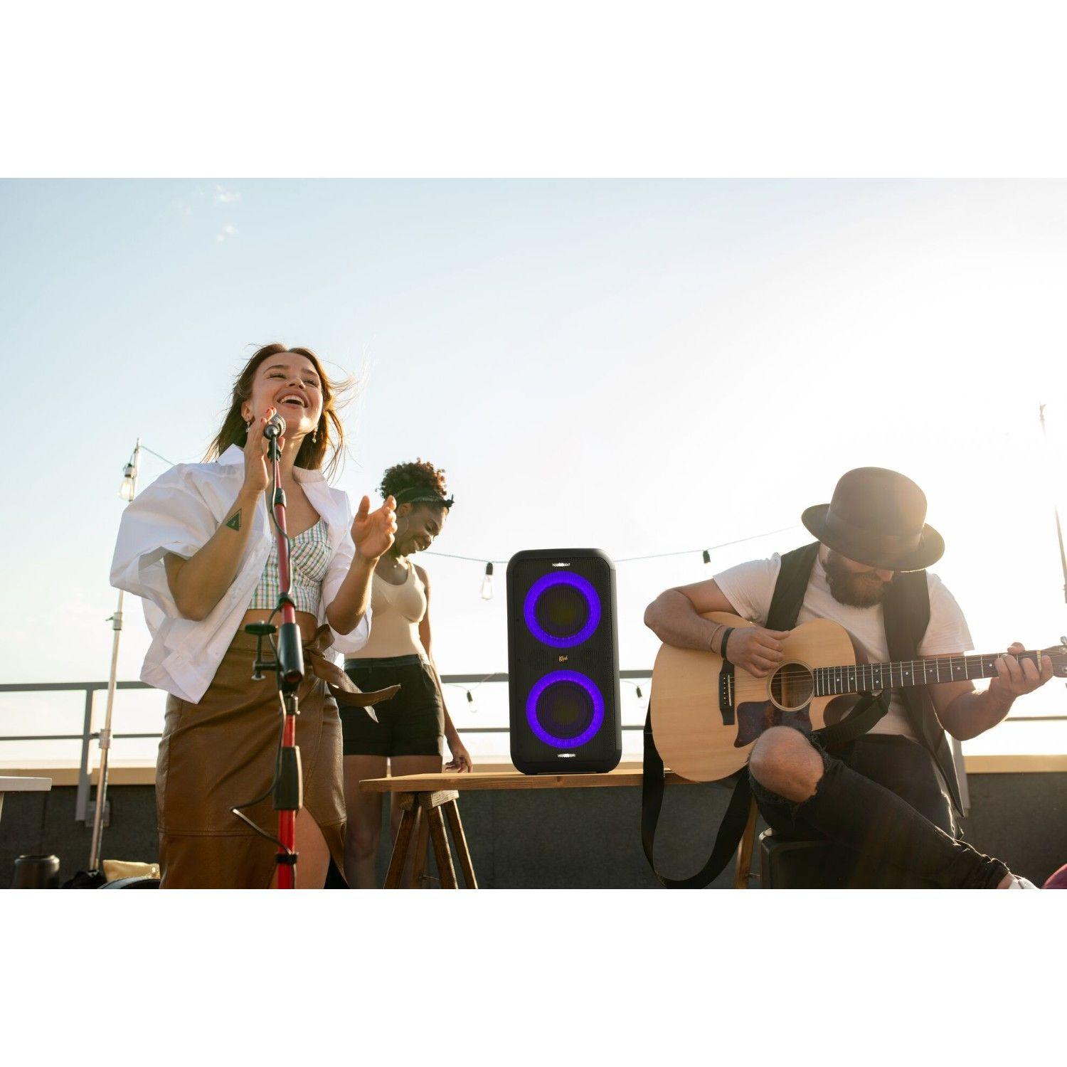 Parlante Bluetooth Karaoke Party Box GIGXXL Klipsch Negro-7