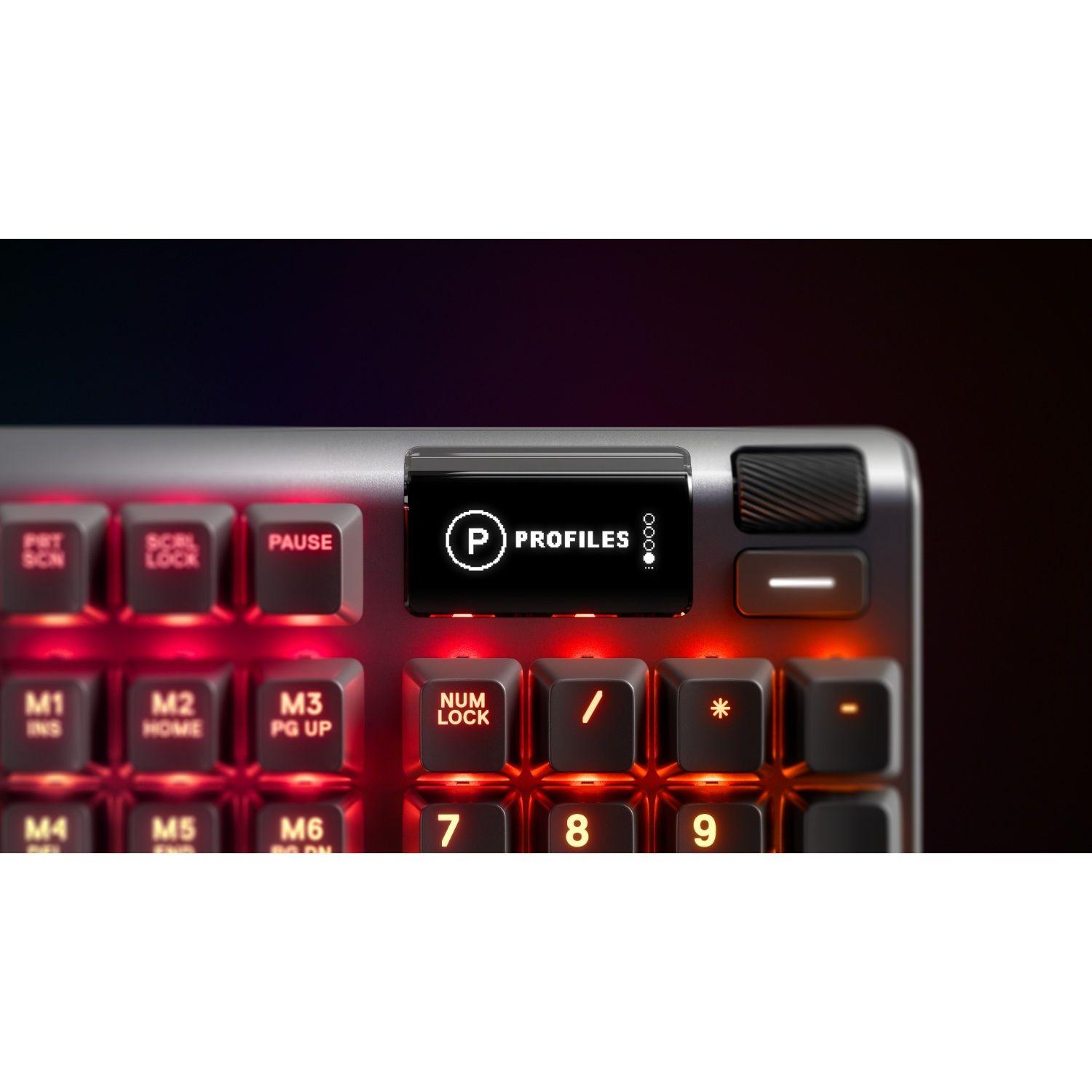 Teclado Gamer SteelSeries Apex Pro TKL Gen 3 RGB USB-C Negro-3