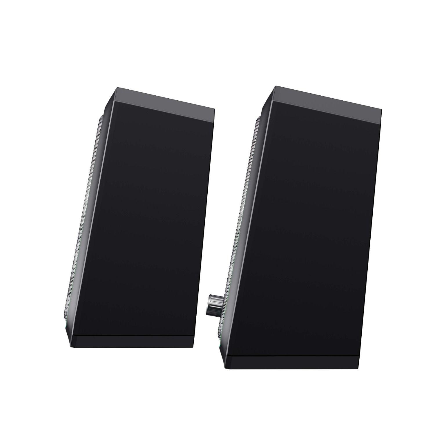 Par de Parlantes Gamer para PC RGB 10W SK208PRO Negros Havit-3