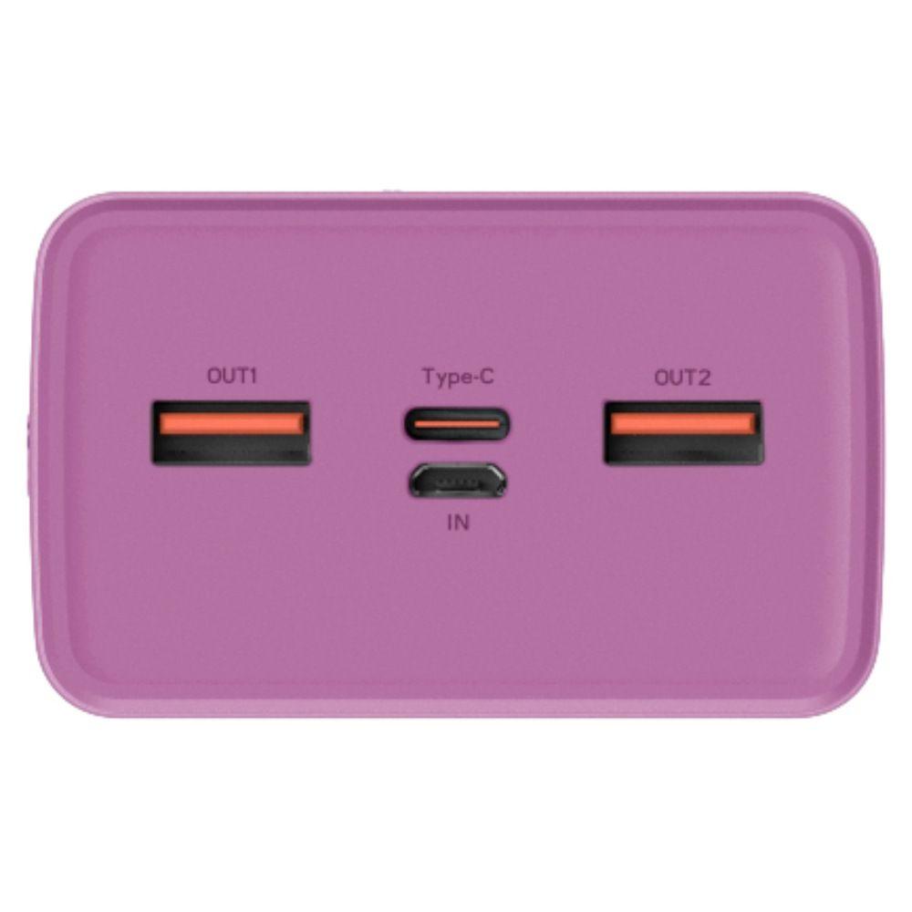 Batería Externa Power Bank 30000 Mah 22.5W UCP30PPD Rosada-8