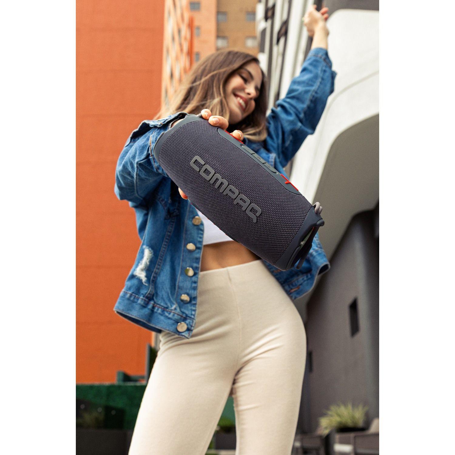 Parlante Bluetooth 5.0 Portátil CMQ35W IPX6 COMPAQ-6