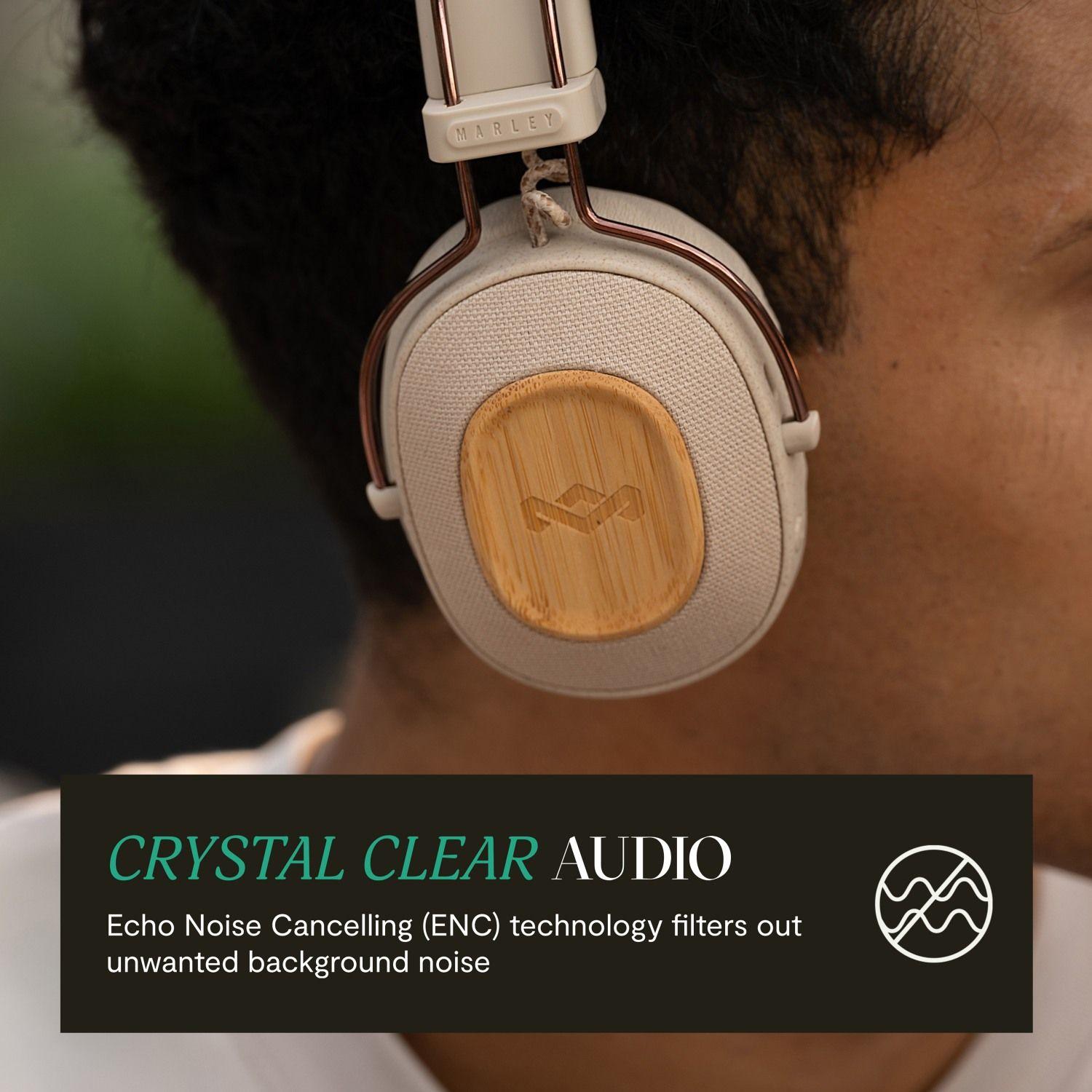 Audífonos Bluetooth Positive Vibration Riddim Cream Marley-3