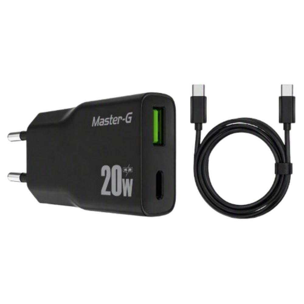 Cargador Portátil Carga Rápida 20w + Cable USB-C Master-G-0