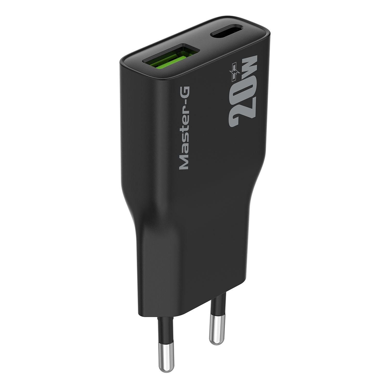Cargador Portátil Carga Rápida 20w + Cable USB-C Master-G-2