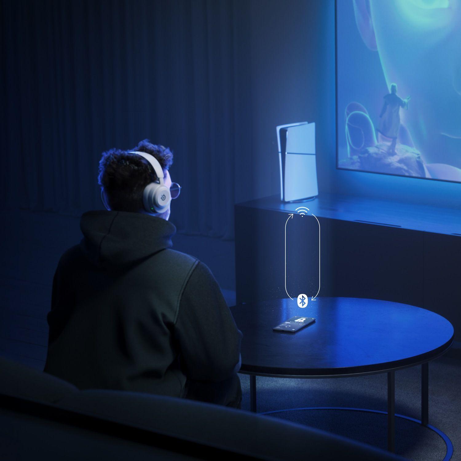 Audífonos Bluetooth Gamer SteelSeries Nova 5 Blanco-4