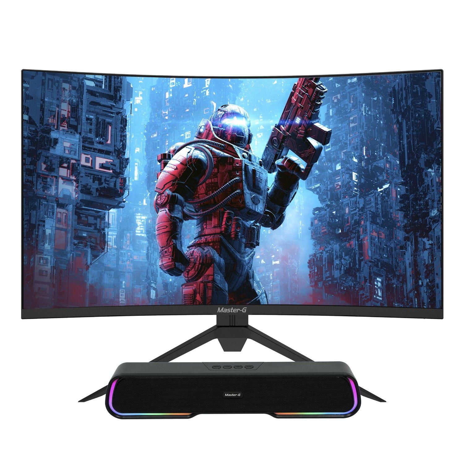 Pack Monitor Gamer Curvo Led  27" FHD 165Hz 1Ms + BT-0